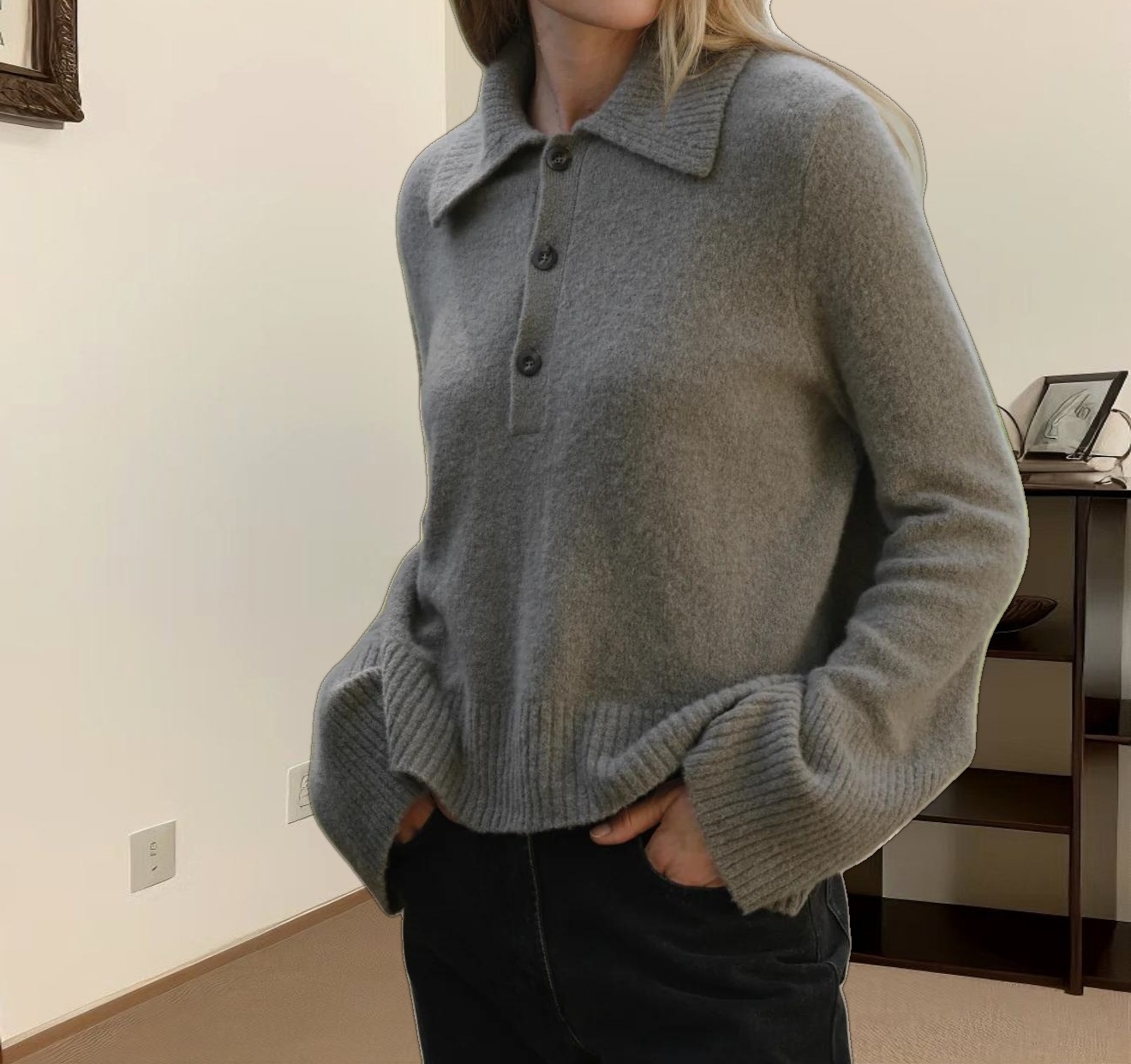 Cashmere Stevie Polo
