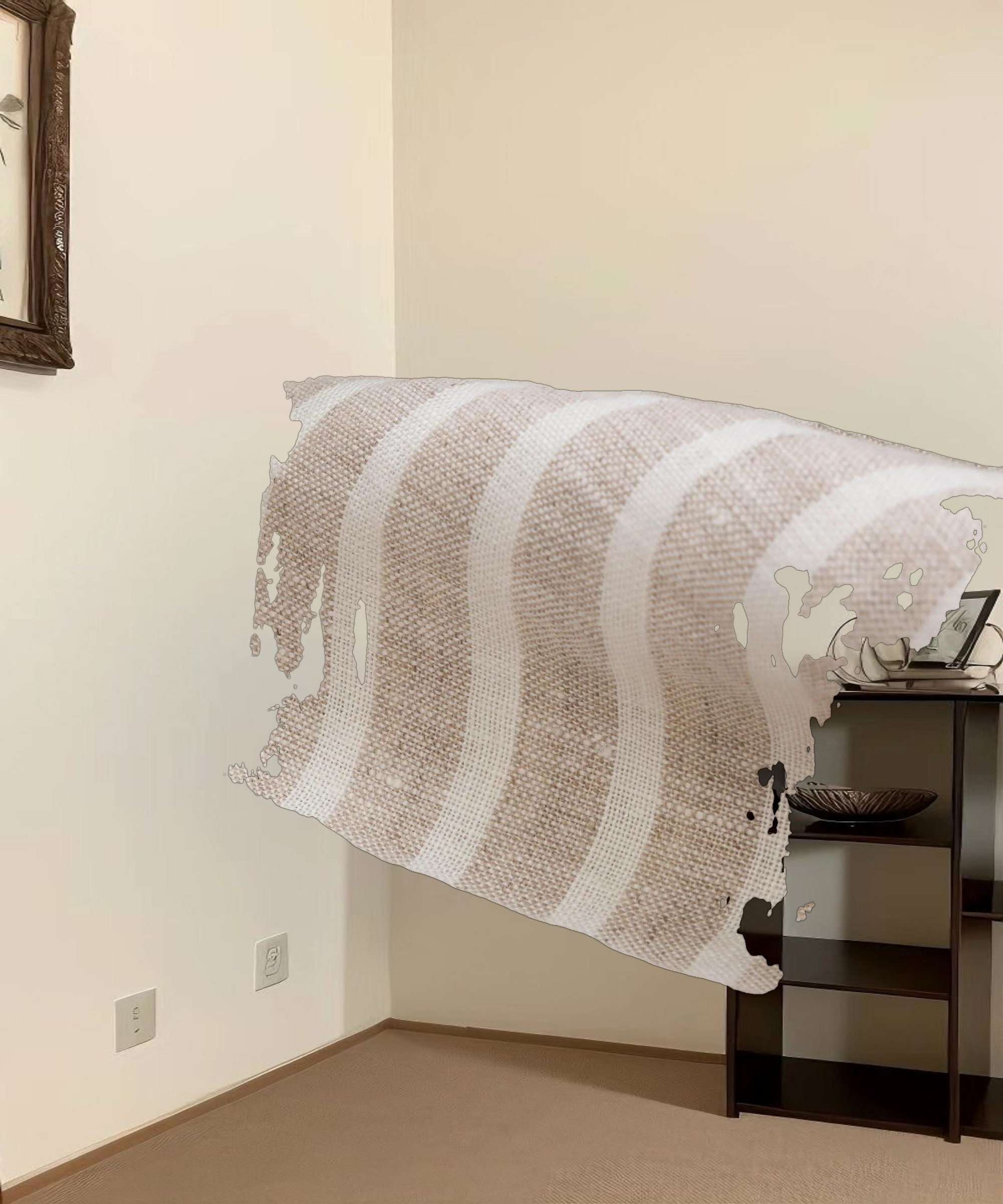 Frayed Linen Tablecloth