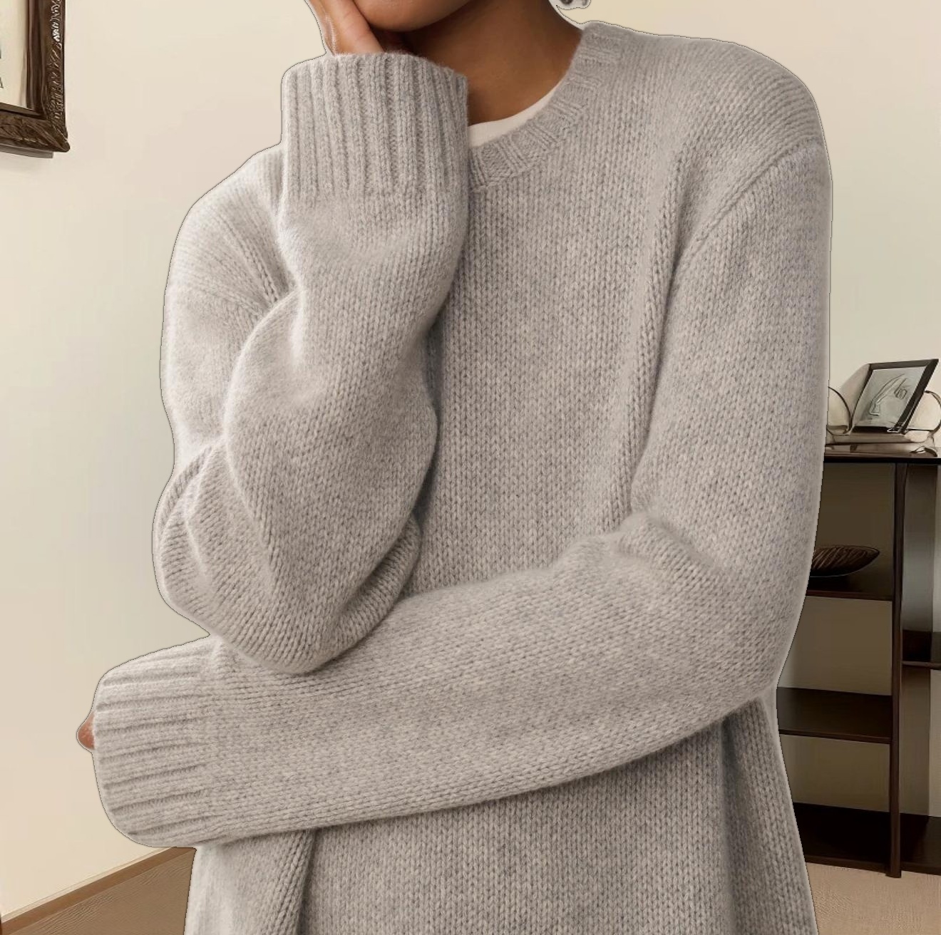 Cashmere Amelia Crewneck