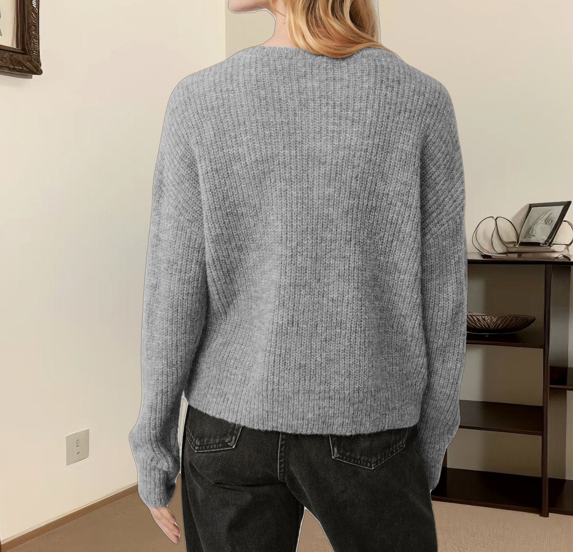 Hayes Crewneck Cardigan