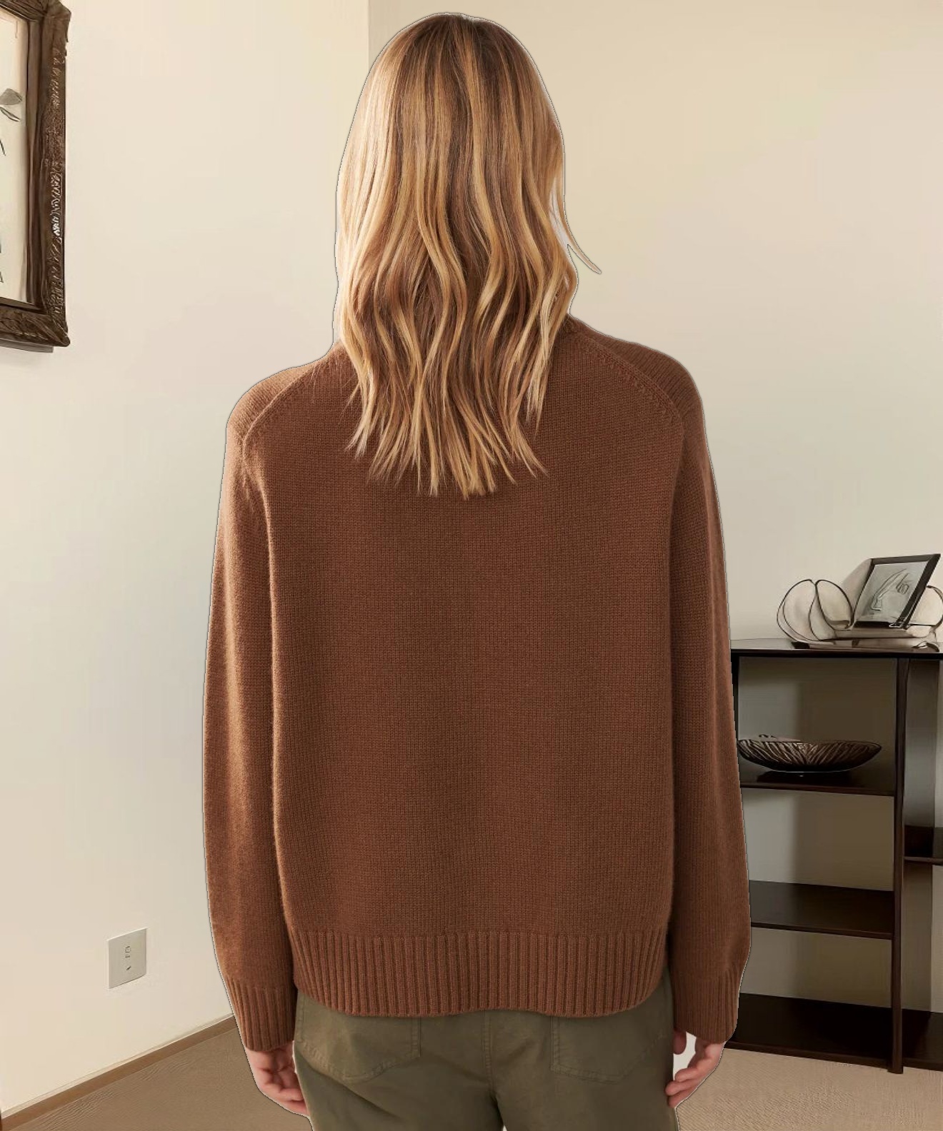 Cashmere Oversized Crewneck