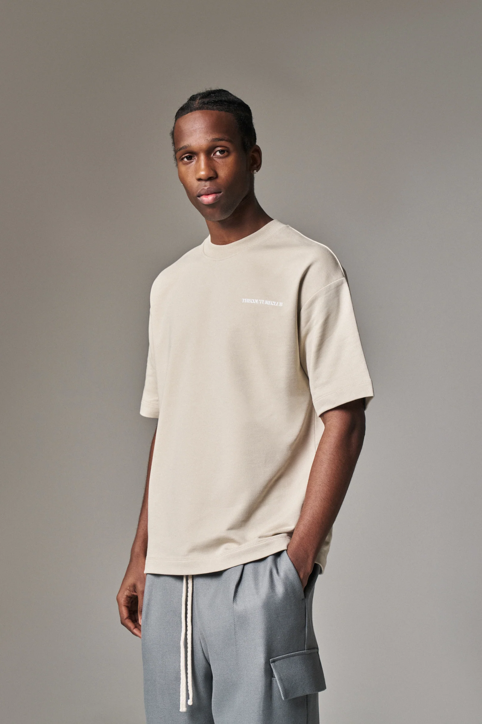 HEAVYWEIGHT COPYRIGHT T-SHIRT - BEIGE