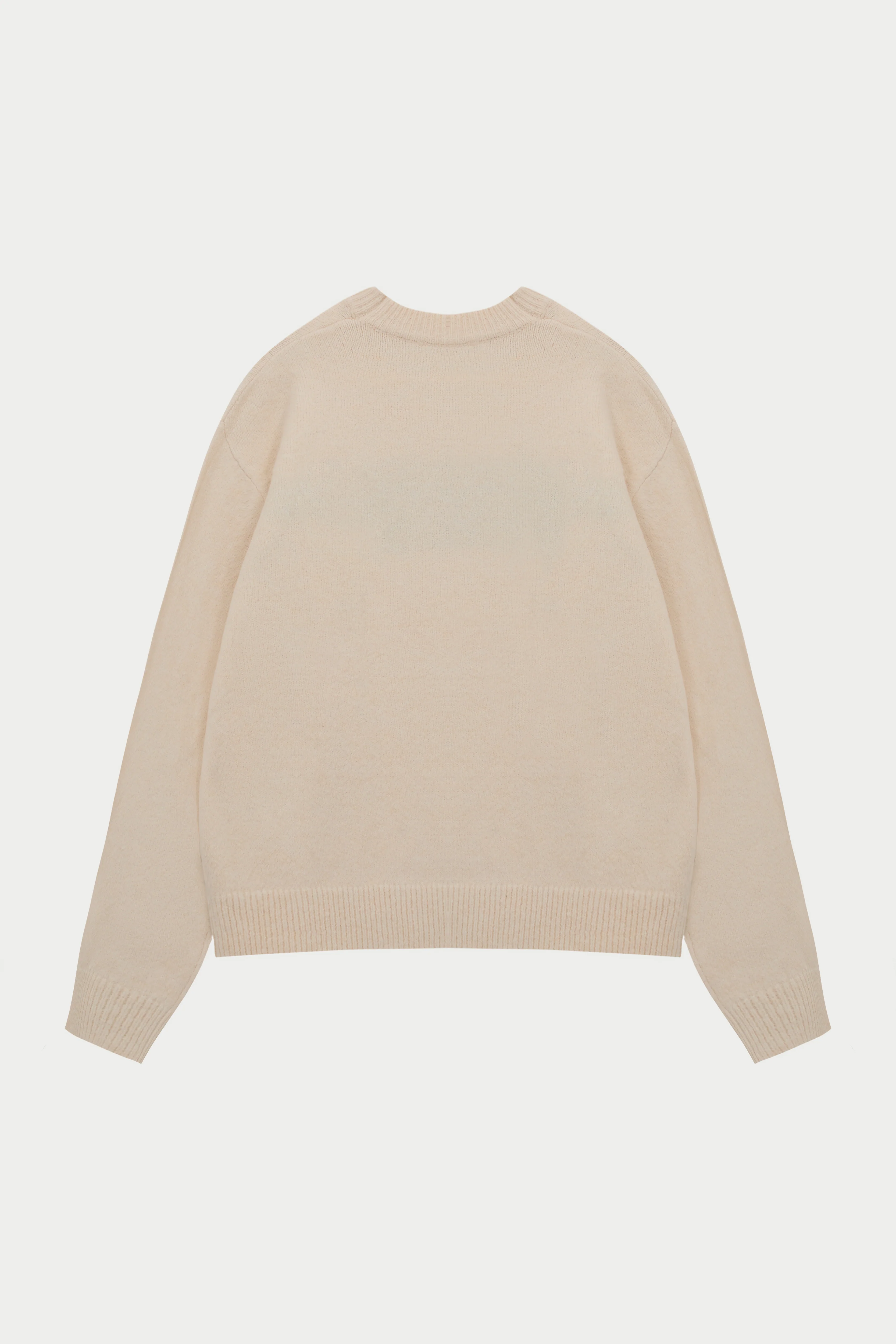CTRE KNITTED SWEATSHIRT - OFF WHITE