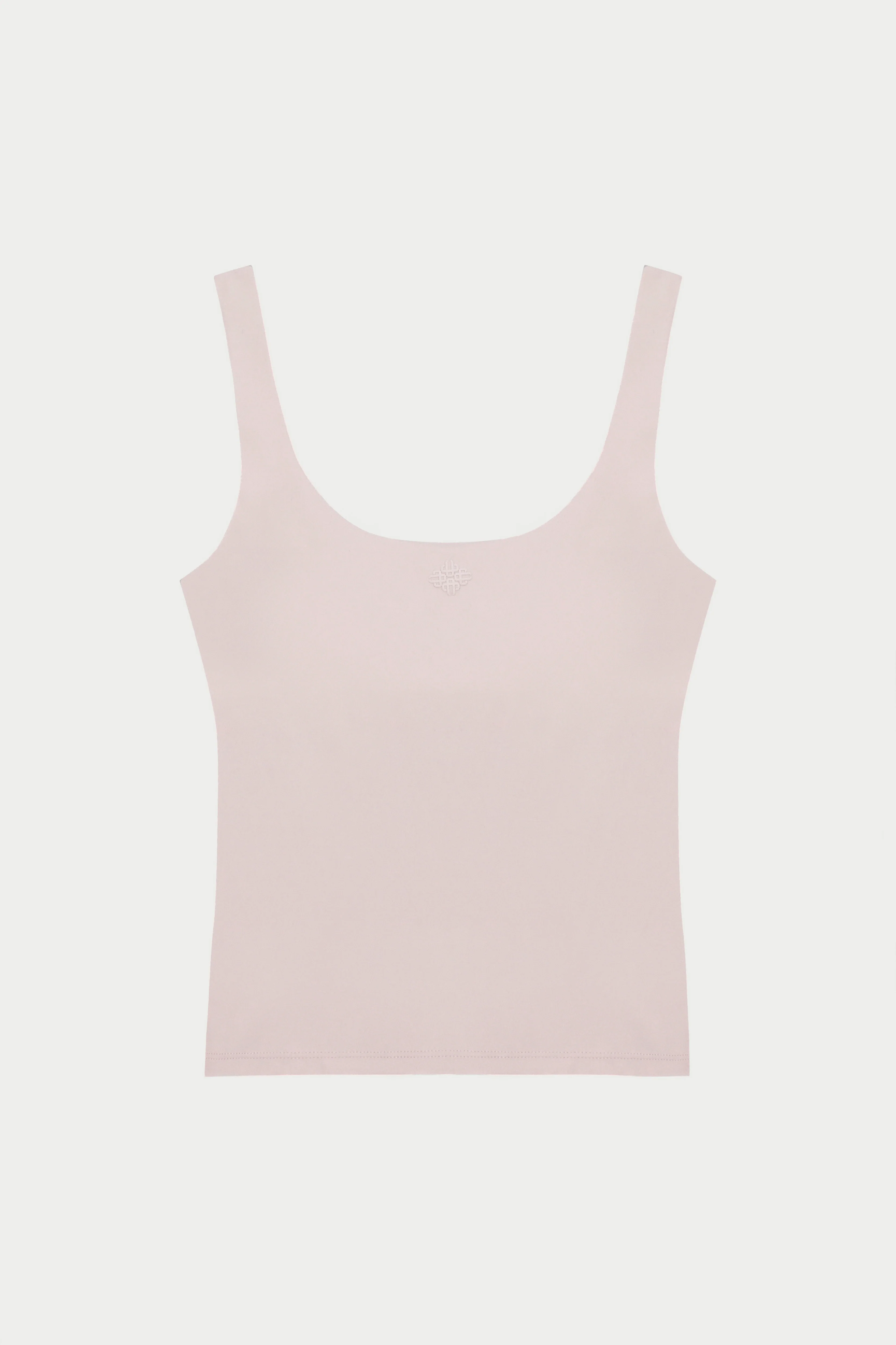 SCULPTING STRETCH SCOOP NECK SPORTS TOP - PINK