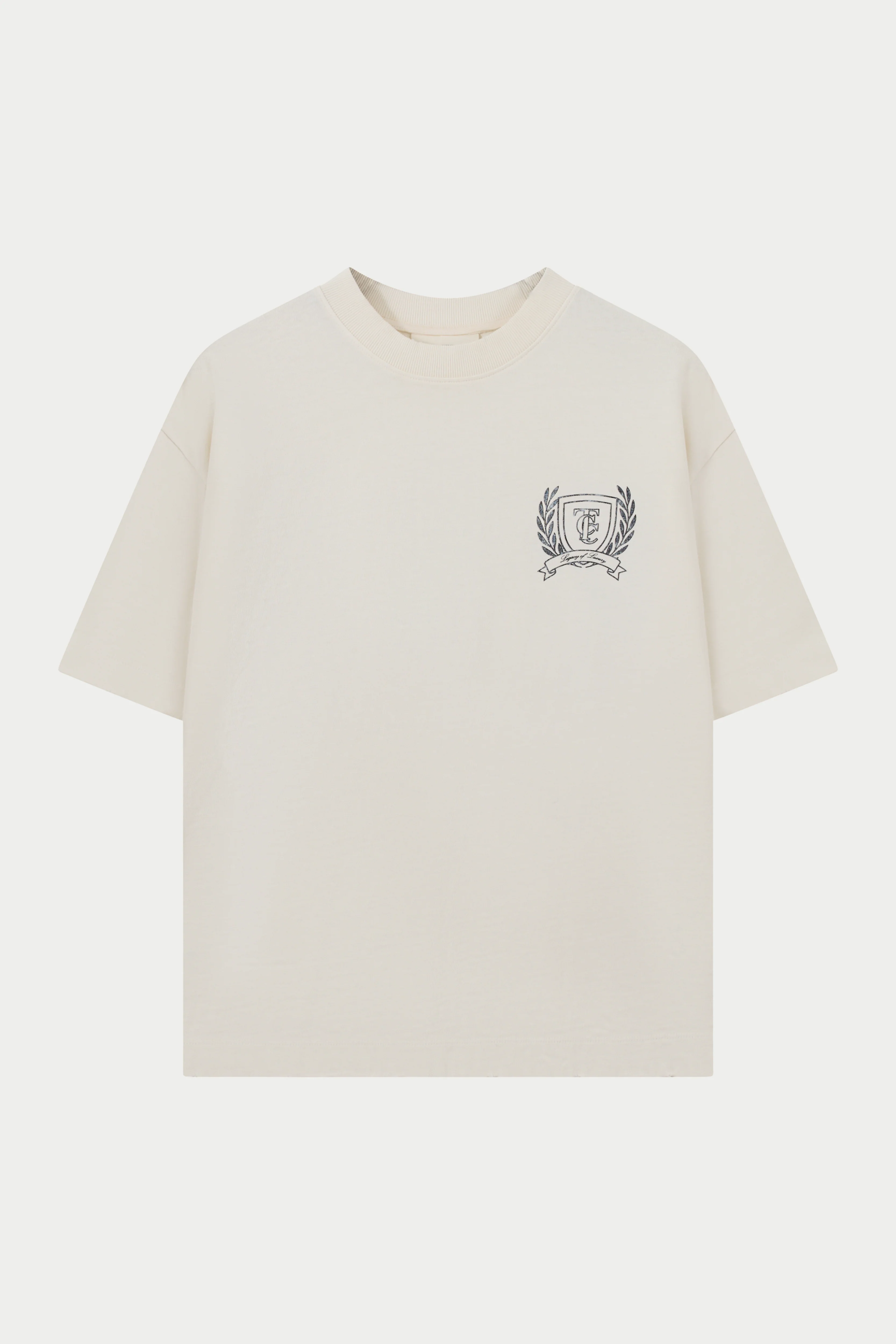 WASHED LAUREL VARSITY GRAPHIC T-SHIRT - OFF WHITE