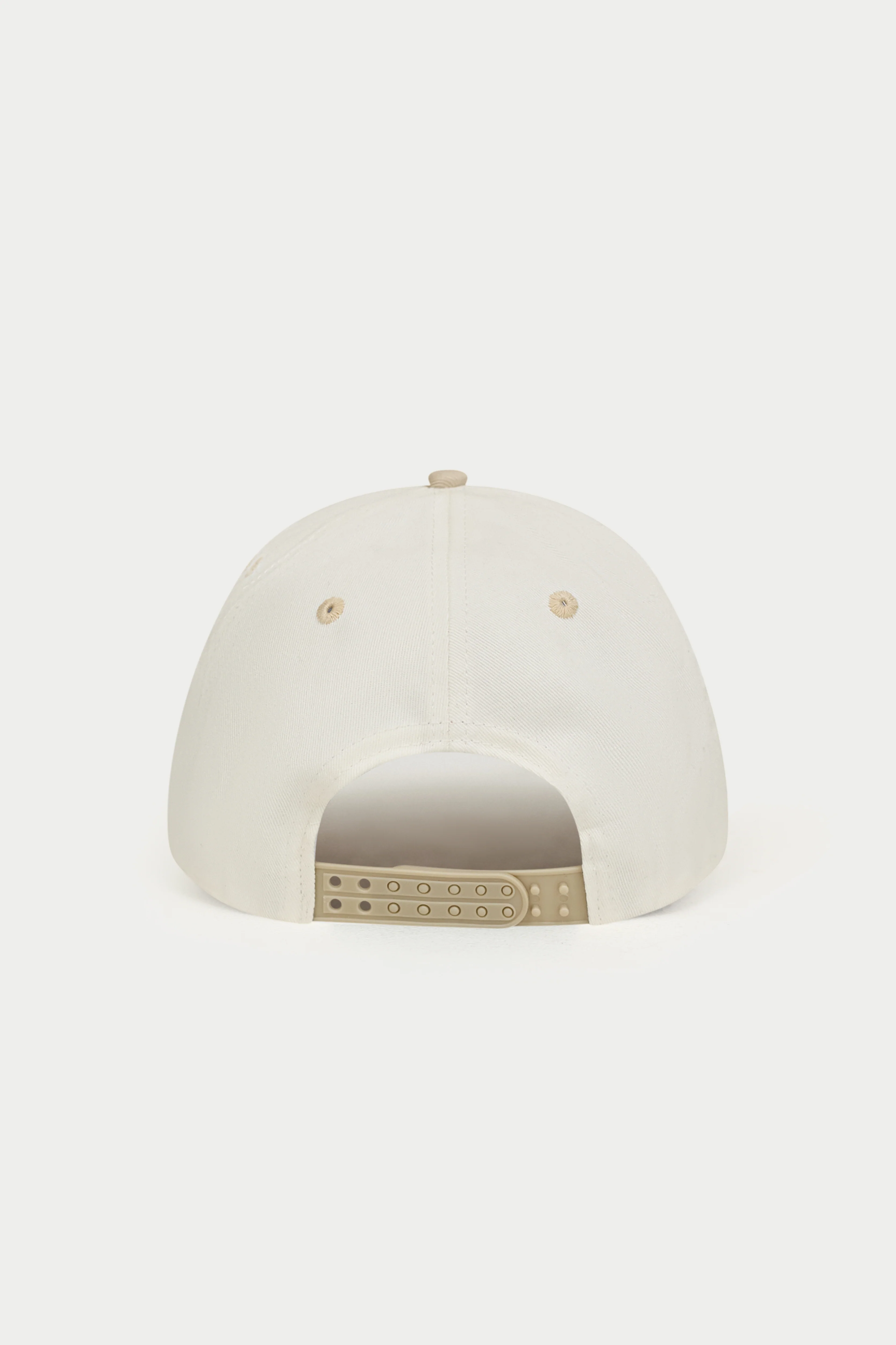 LAUREL EMBROIDERY CAP - BEIGE
