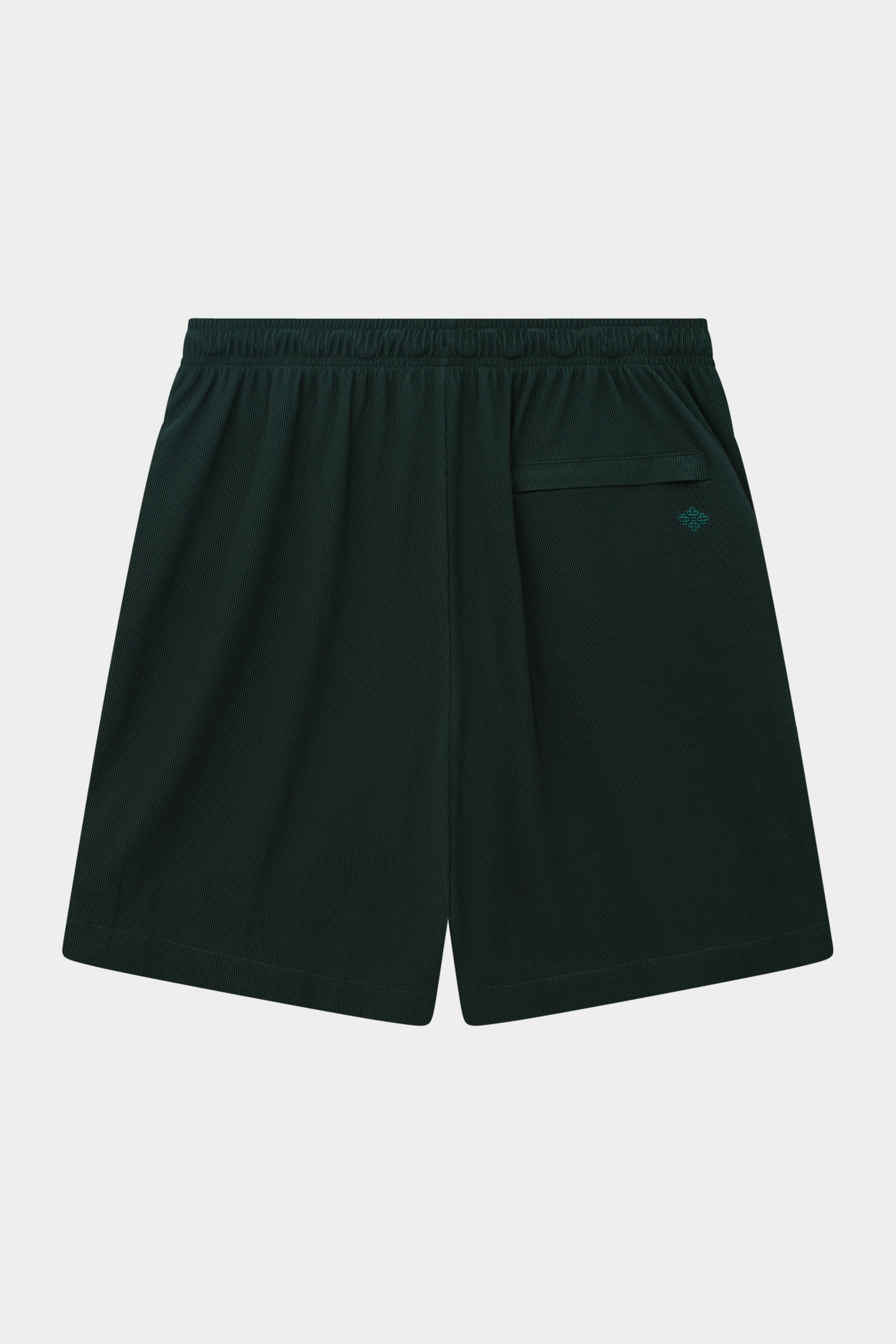 RIBBED SHORTS - GREEN