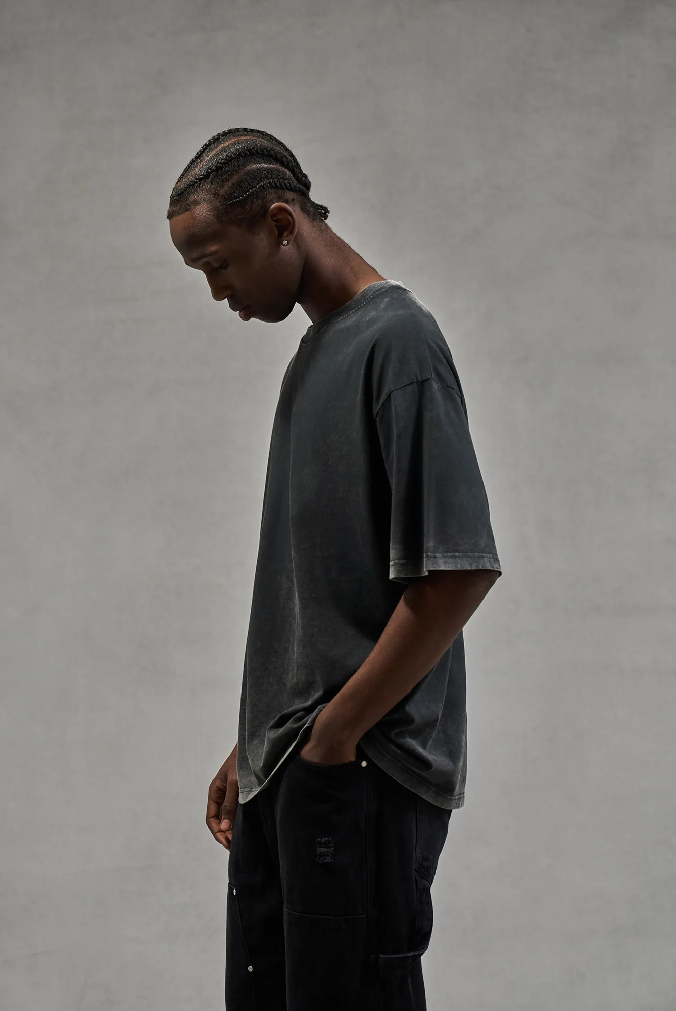 UNBRANDED RELAXED T-SHIRT - ACID WASH