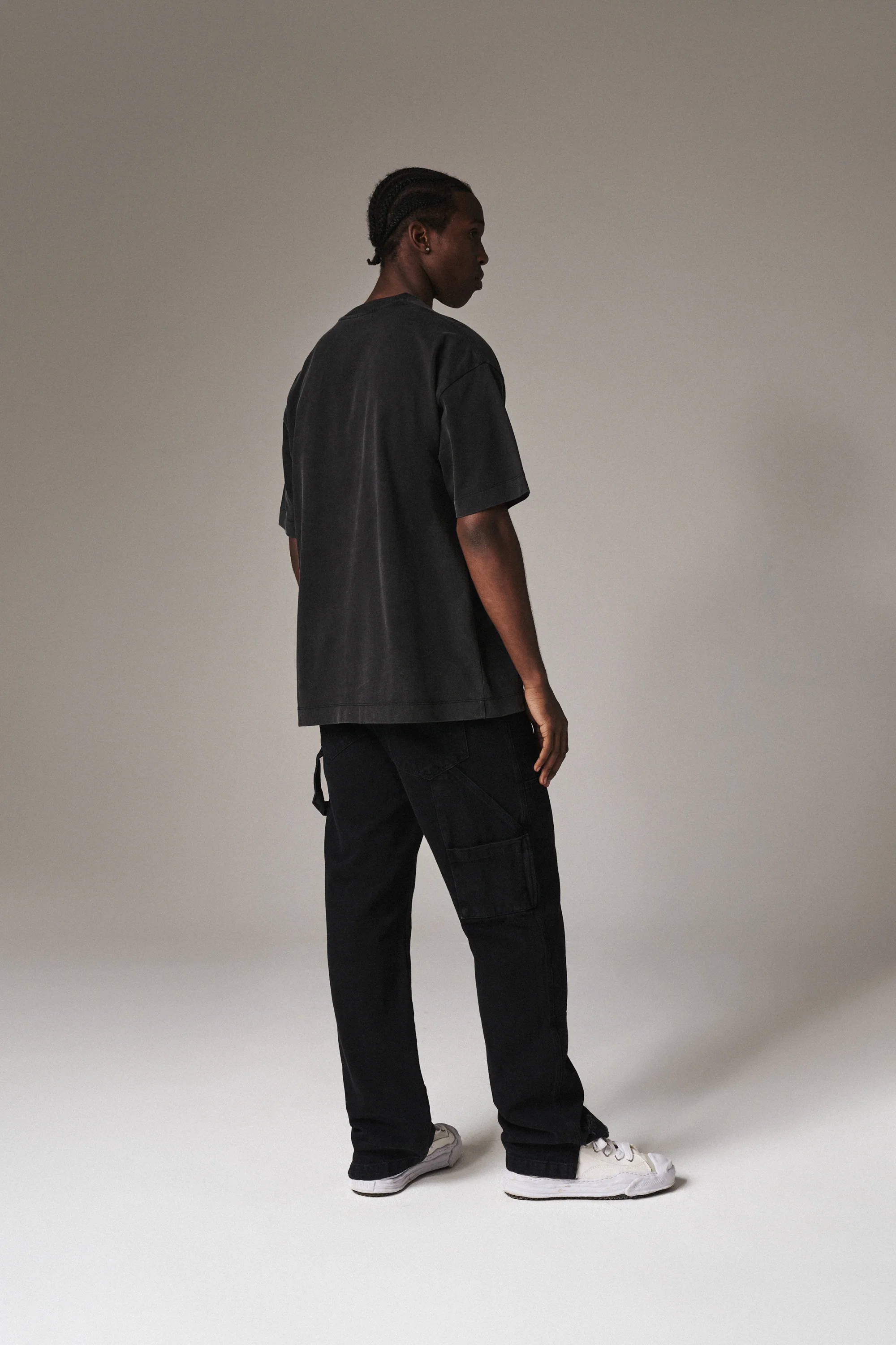 SUPER HEAVYWEIGHT BLANK T-SHIRT - WASHED BLACK