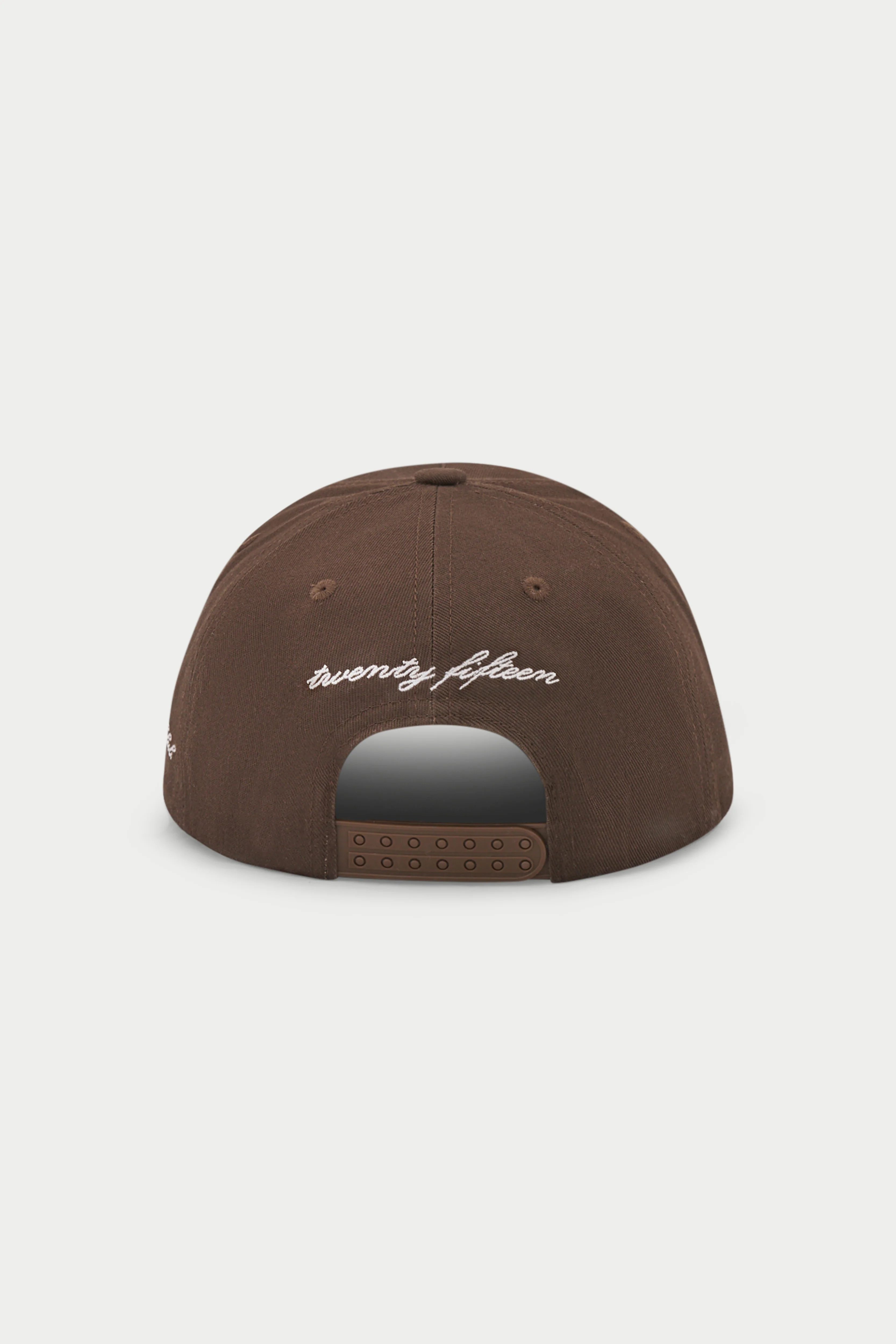 MONOGRAM EMBLEM CAP - BROWN