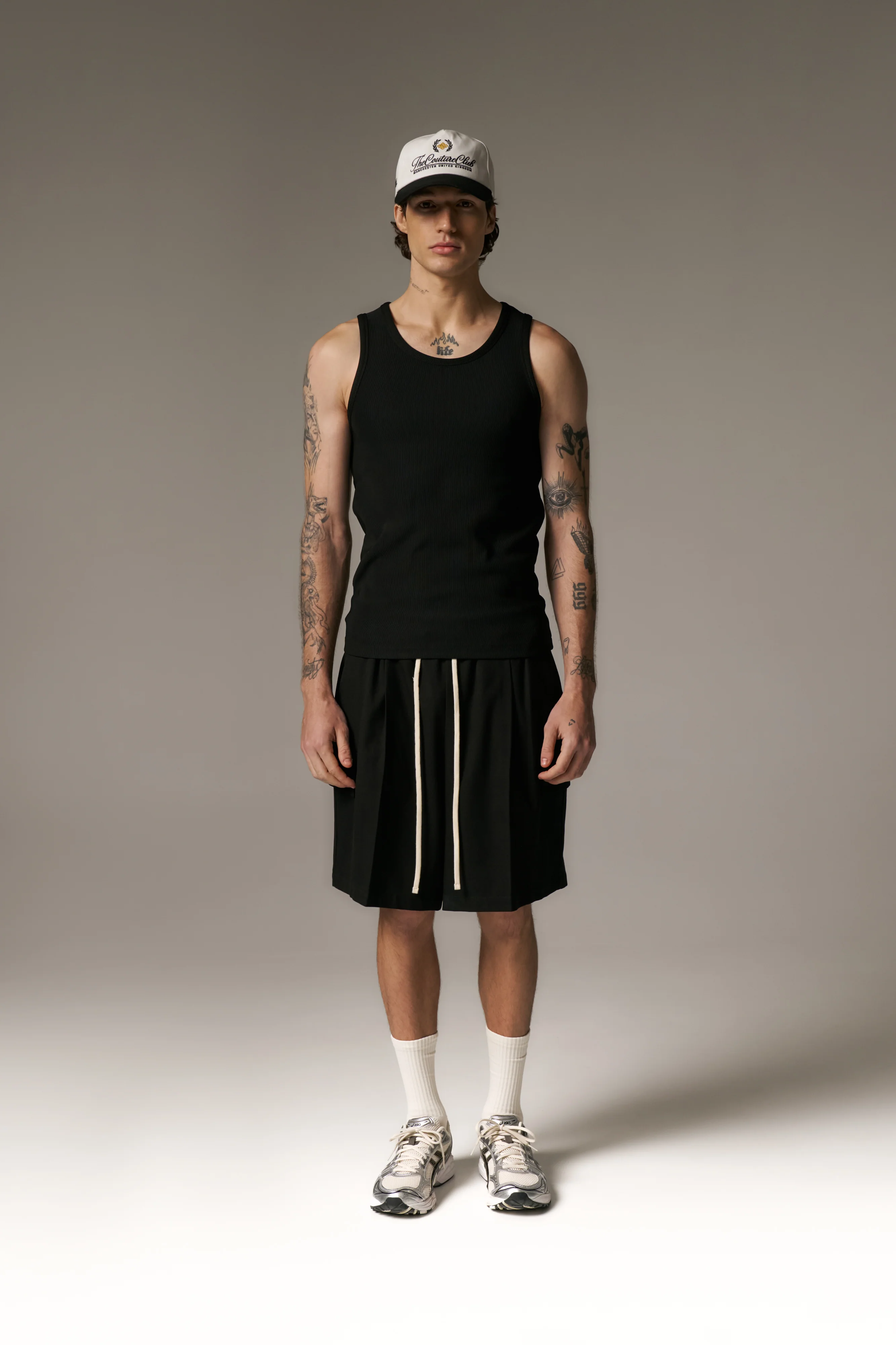 RIBBED VEST - BLACK