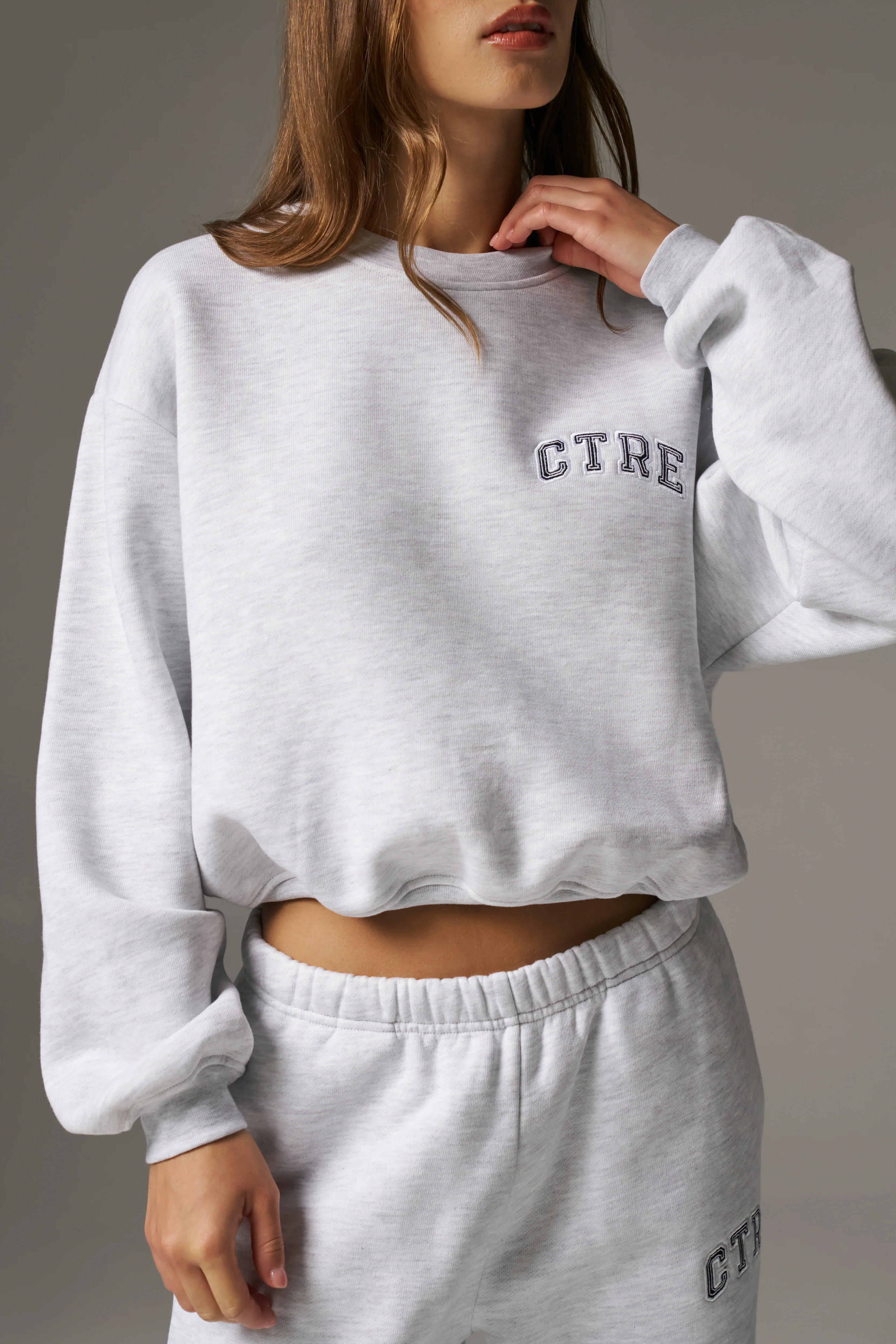 CTRE SWEATSHIRT - GREY MARL