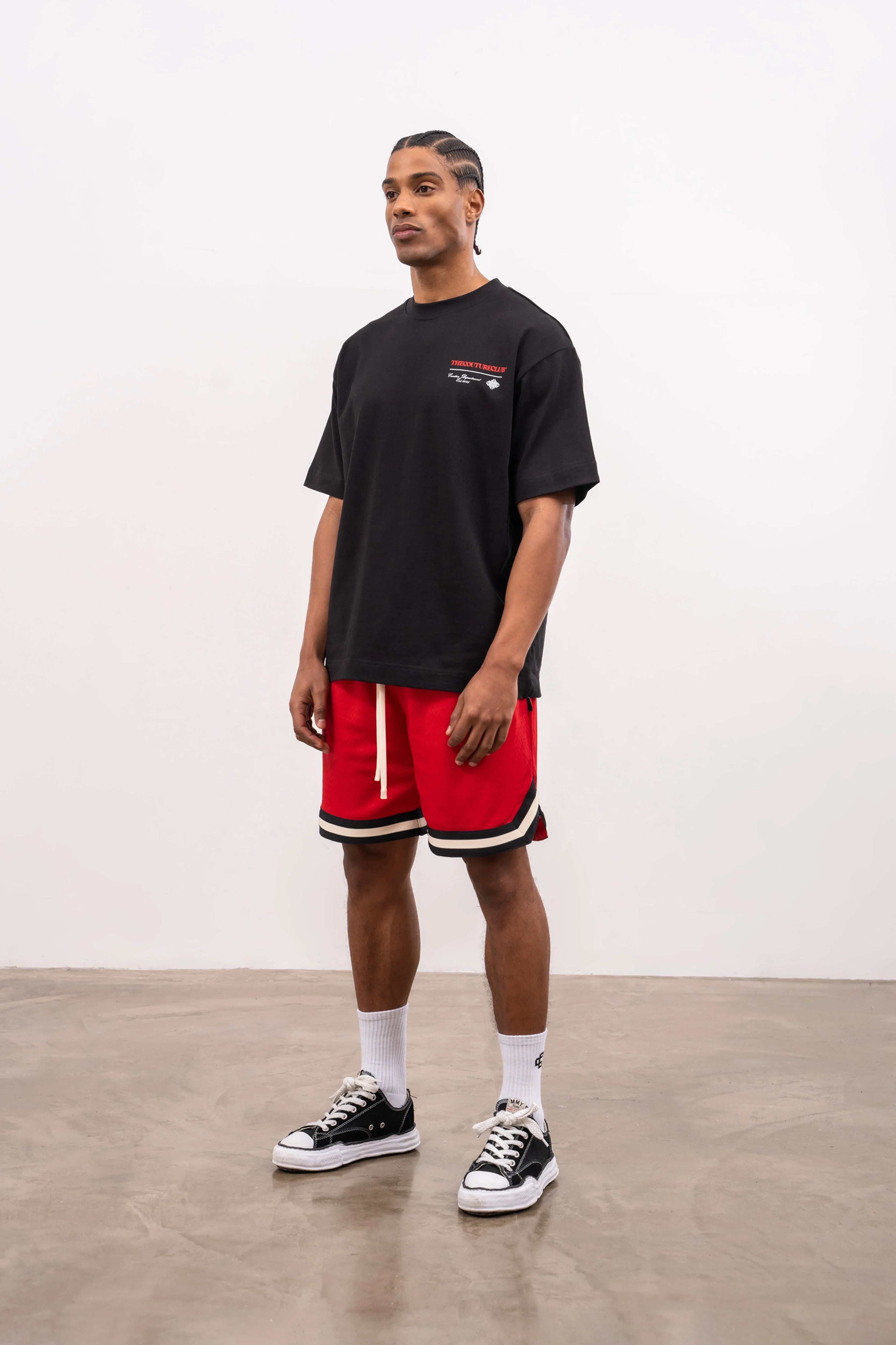 VARSITY MESH SHORT - RED