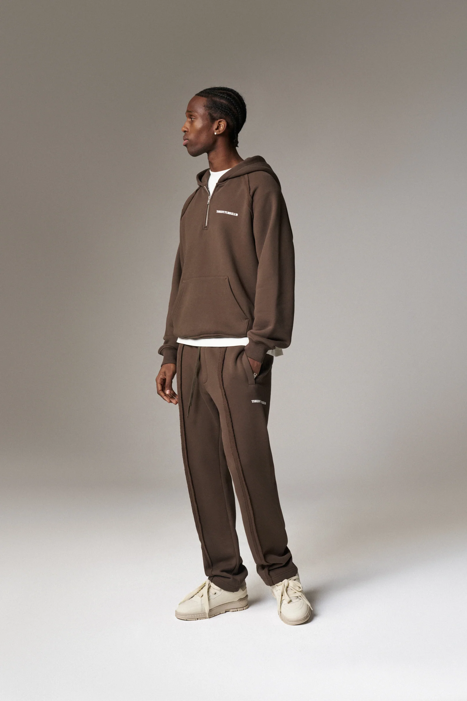 COPYRIGHT STRAIGHT LEG JOGGERS - BROWN
