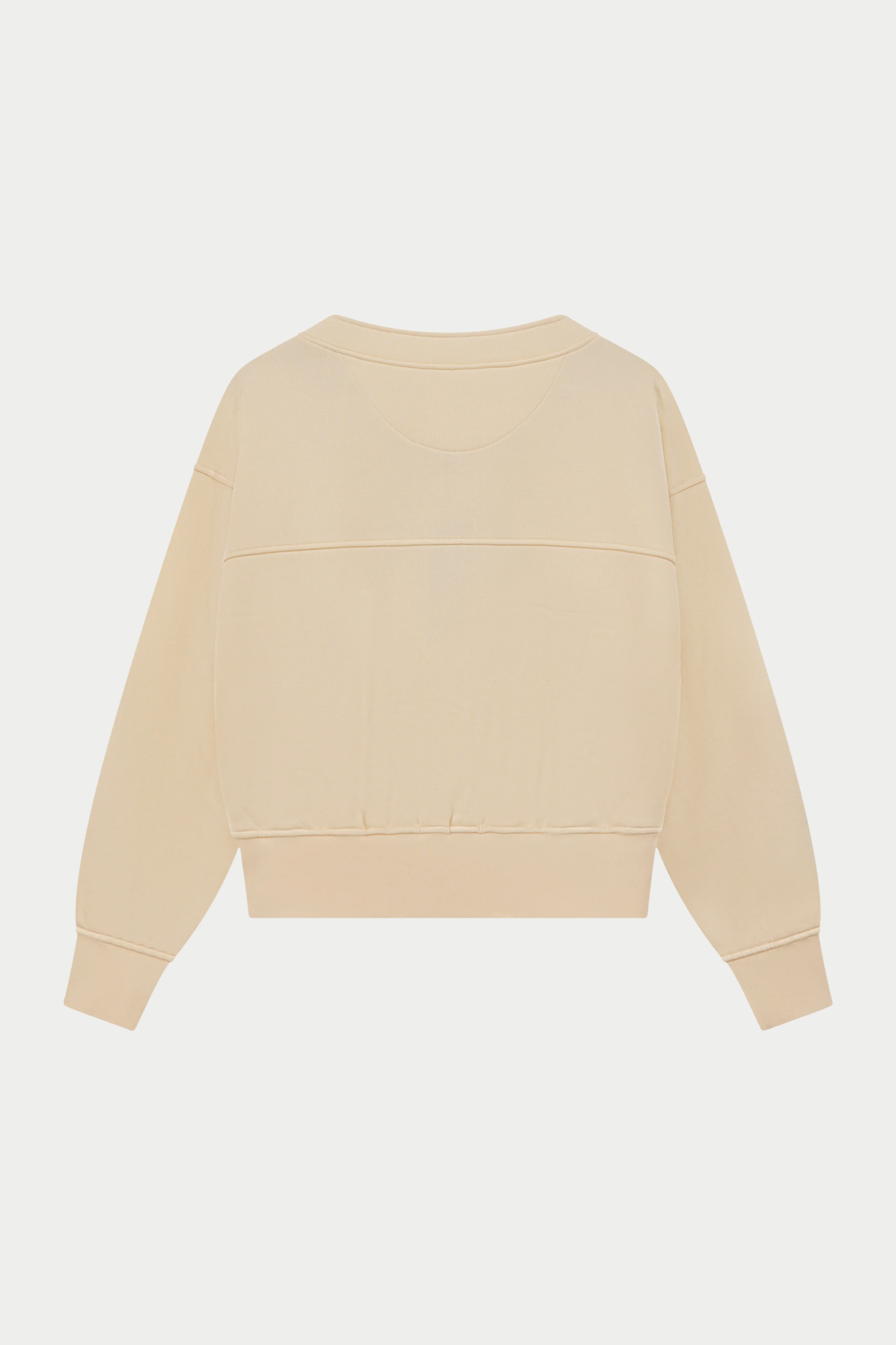 OVERSIZED JERSEY CARDIGAN - BUTTERMILK