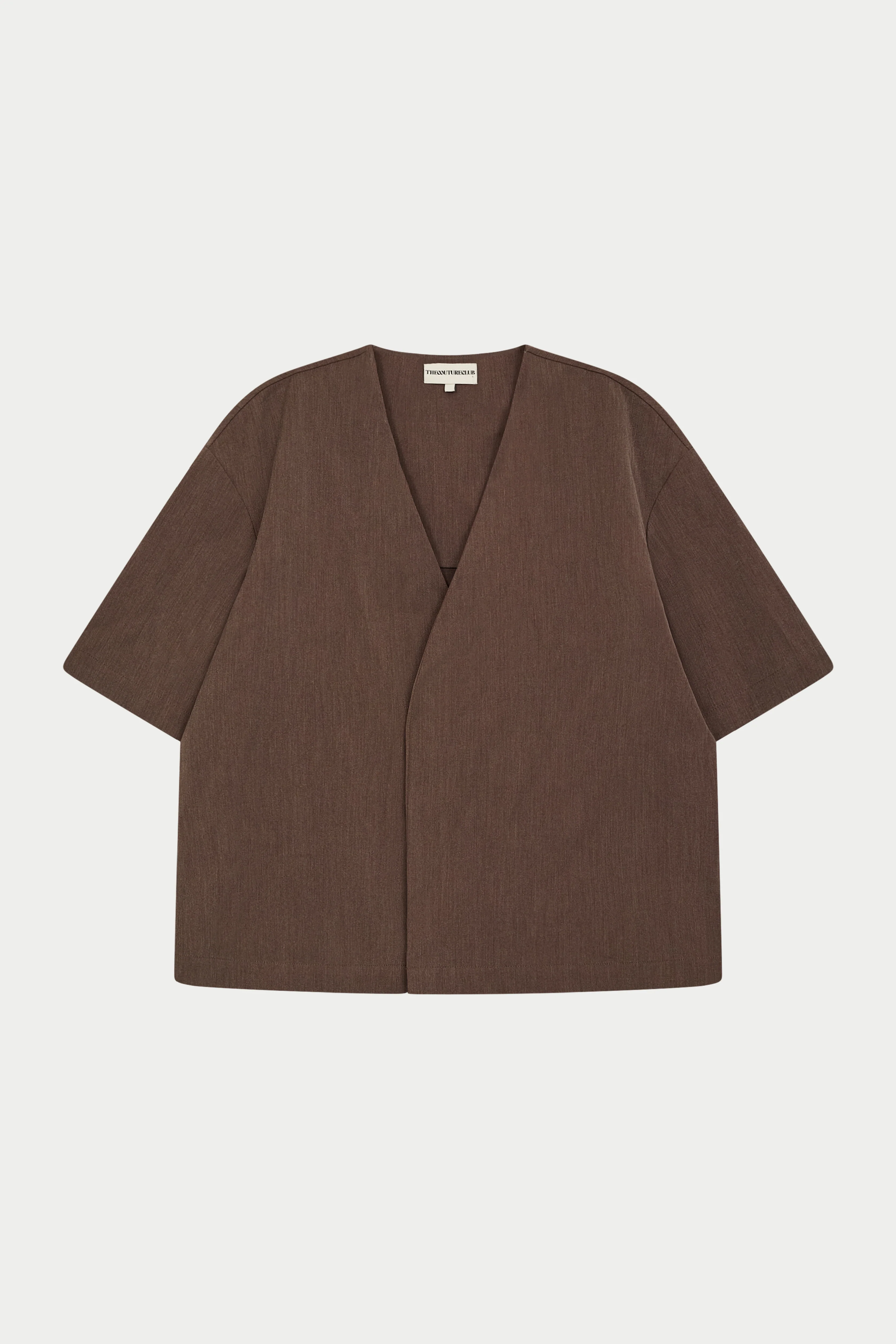 SMART WOVEN SHIRT - BROWN