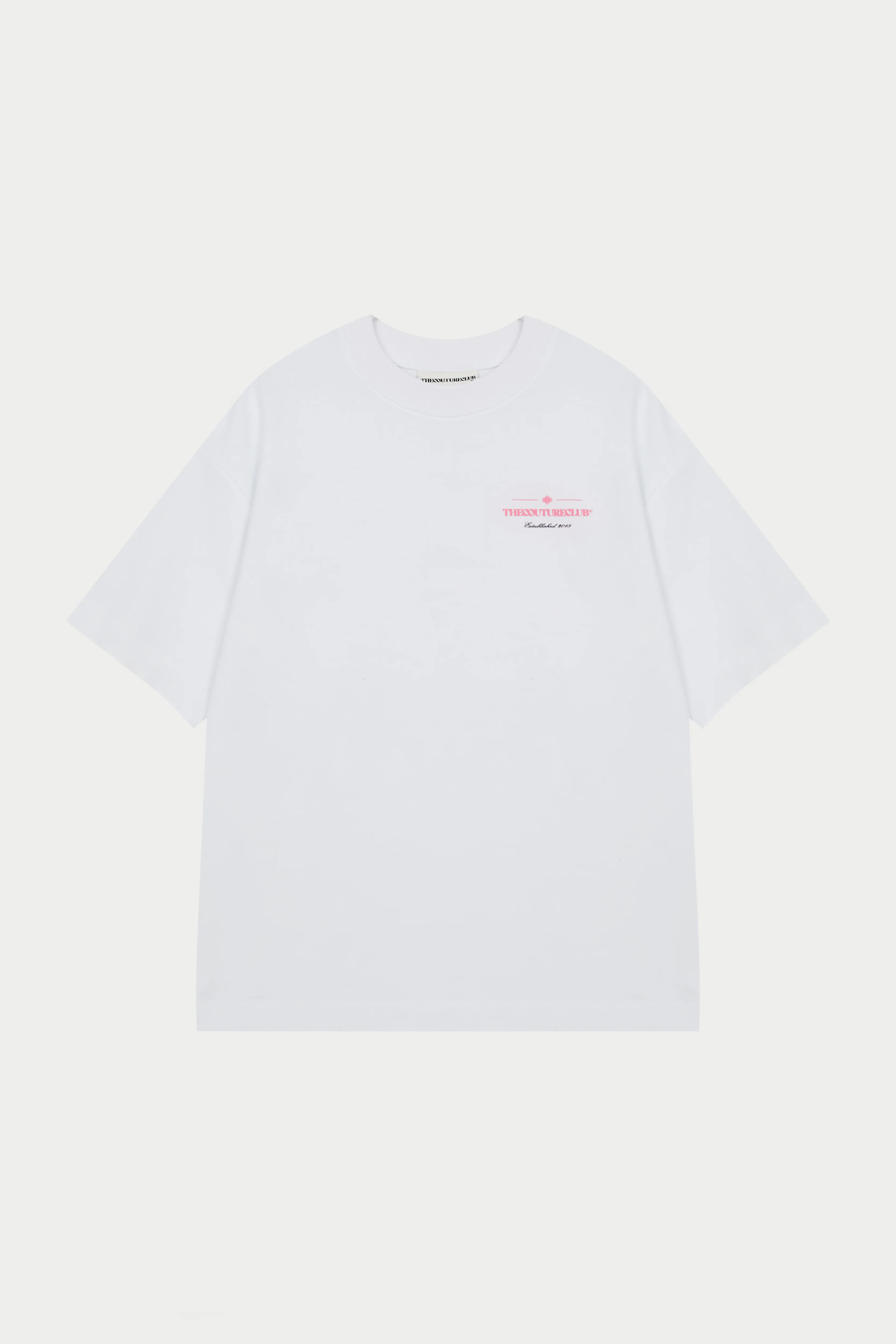 COPYRIGHT MULTI GRAPHIC T-SHIRT - PINK