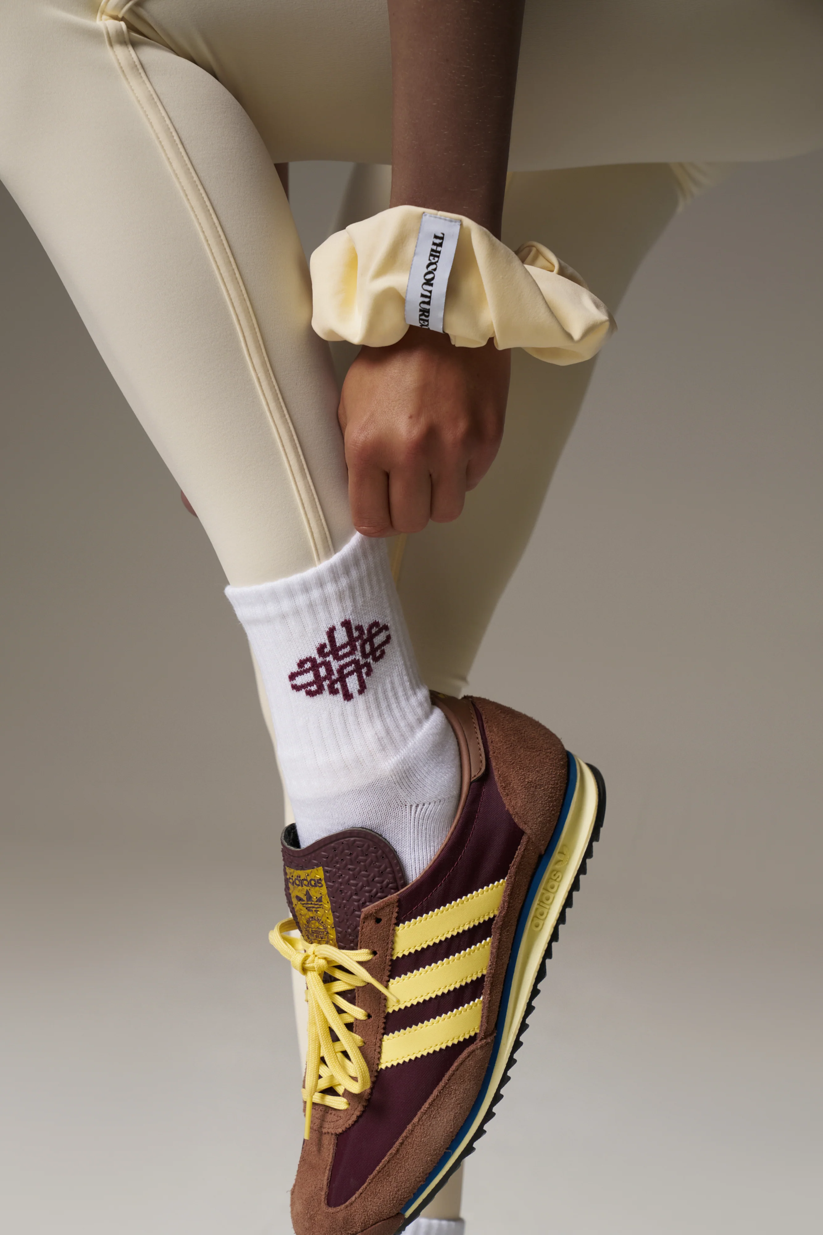 EMBLEM SPORT SOCK - BURGUNDY