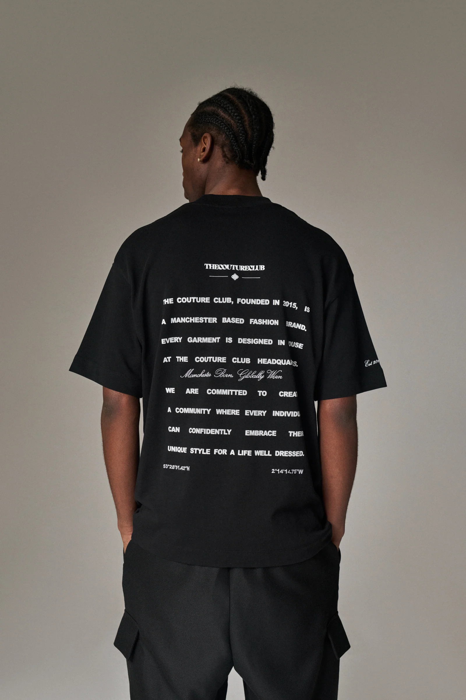 MISSION STATEMENT RELAXED T-SHIRT - BLACK