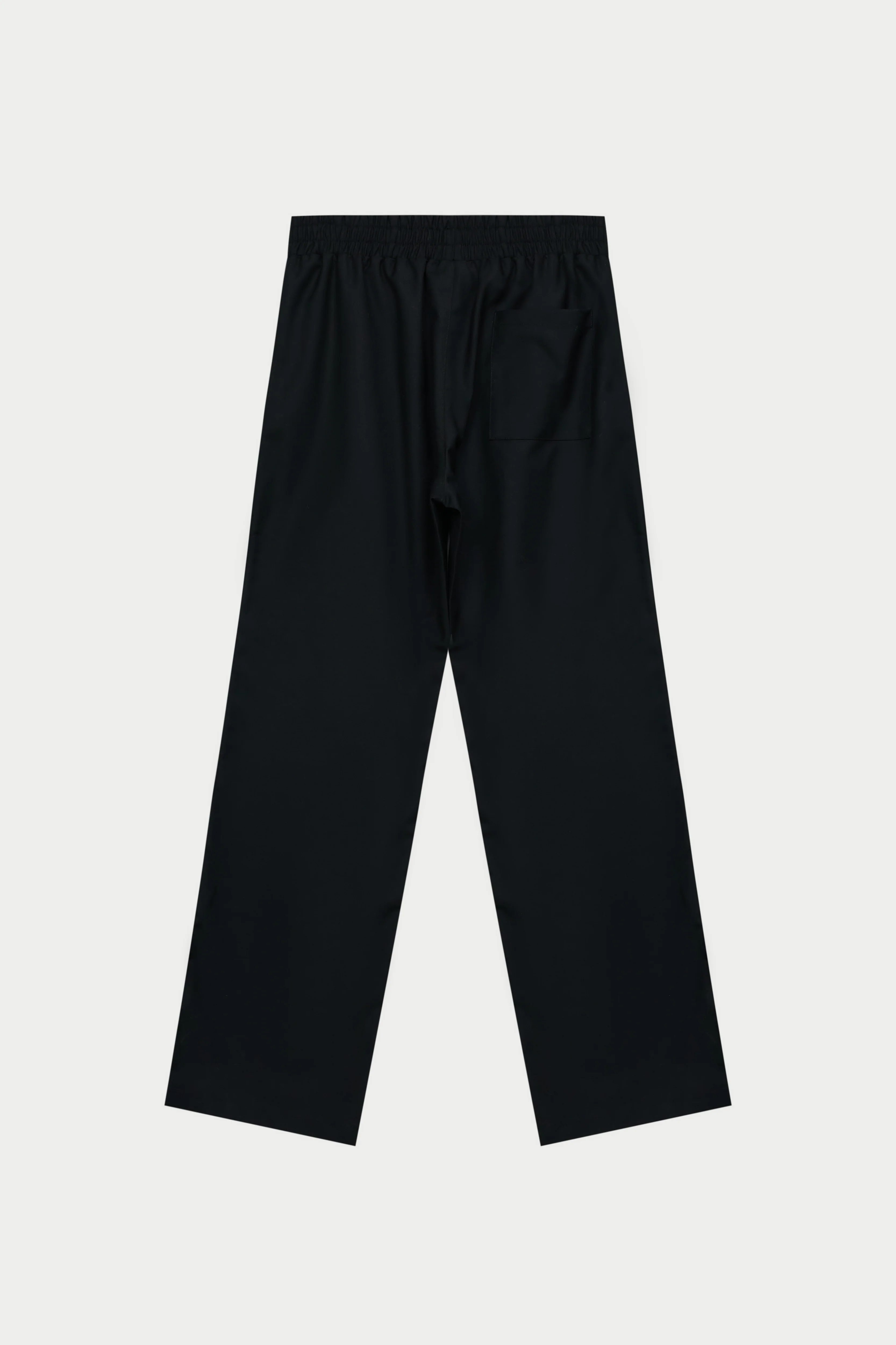 SMART PIPED TROUSERS - BLACK