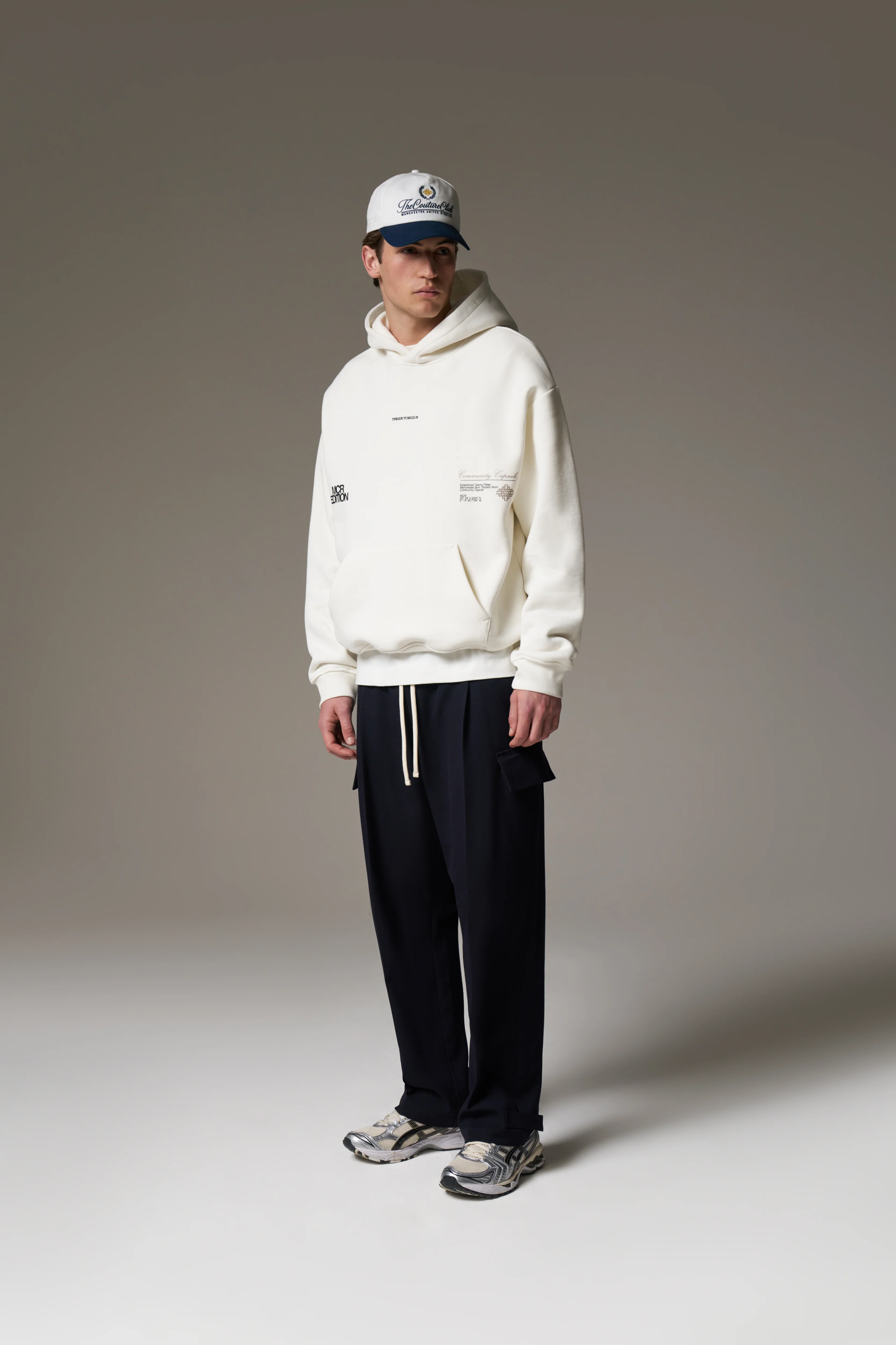 COMMUNITY CAPSULE HOODIE - OFF WHITE