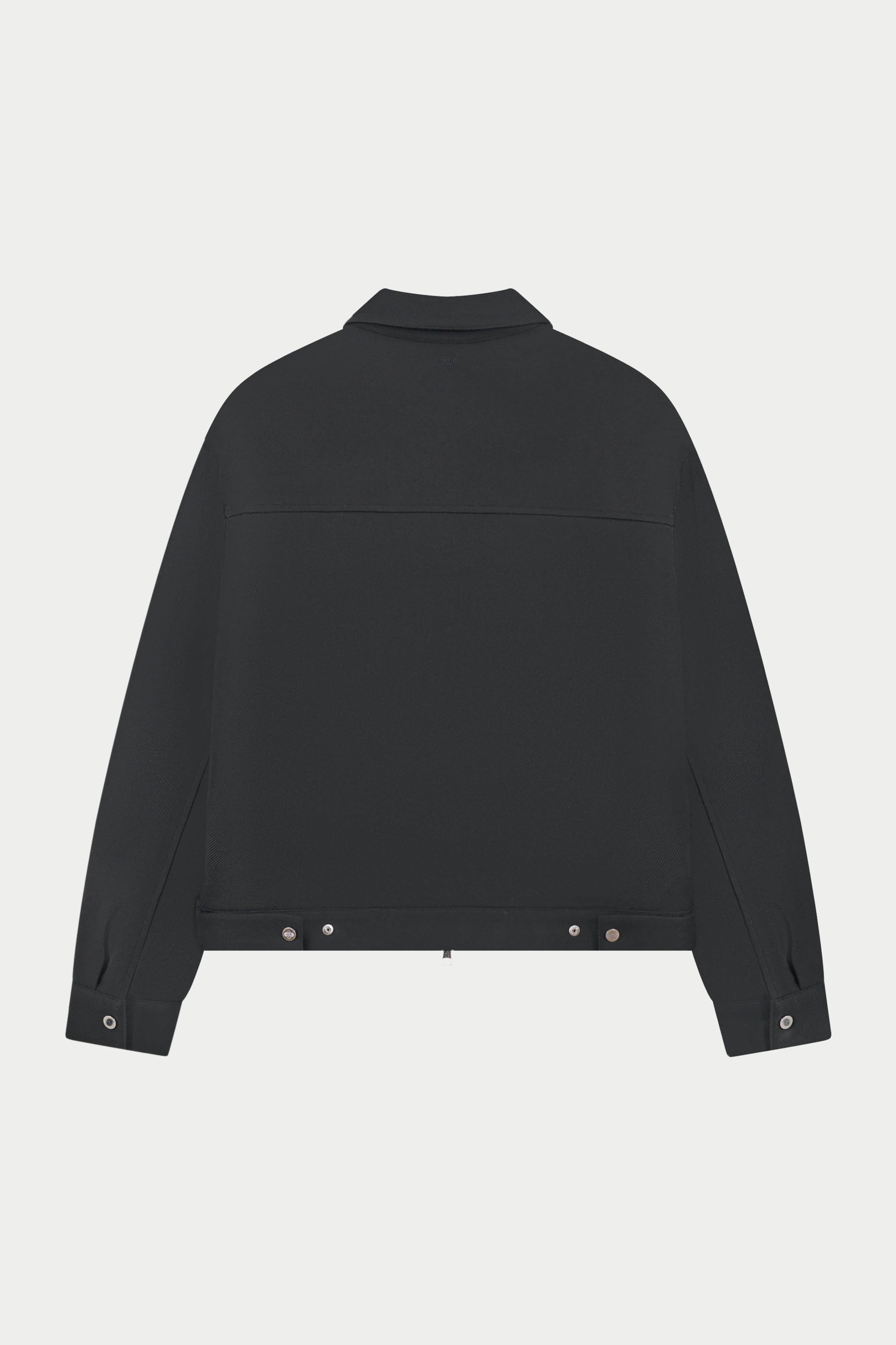 TAILORED WOOL BLEND JACKET - BLACK