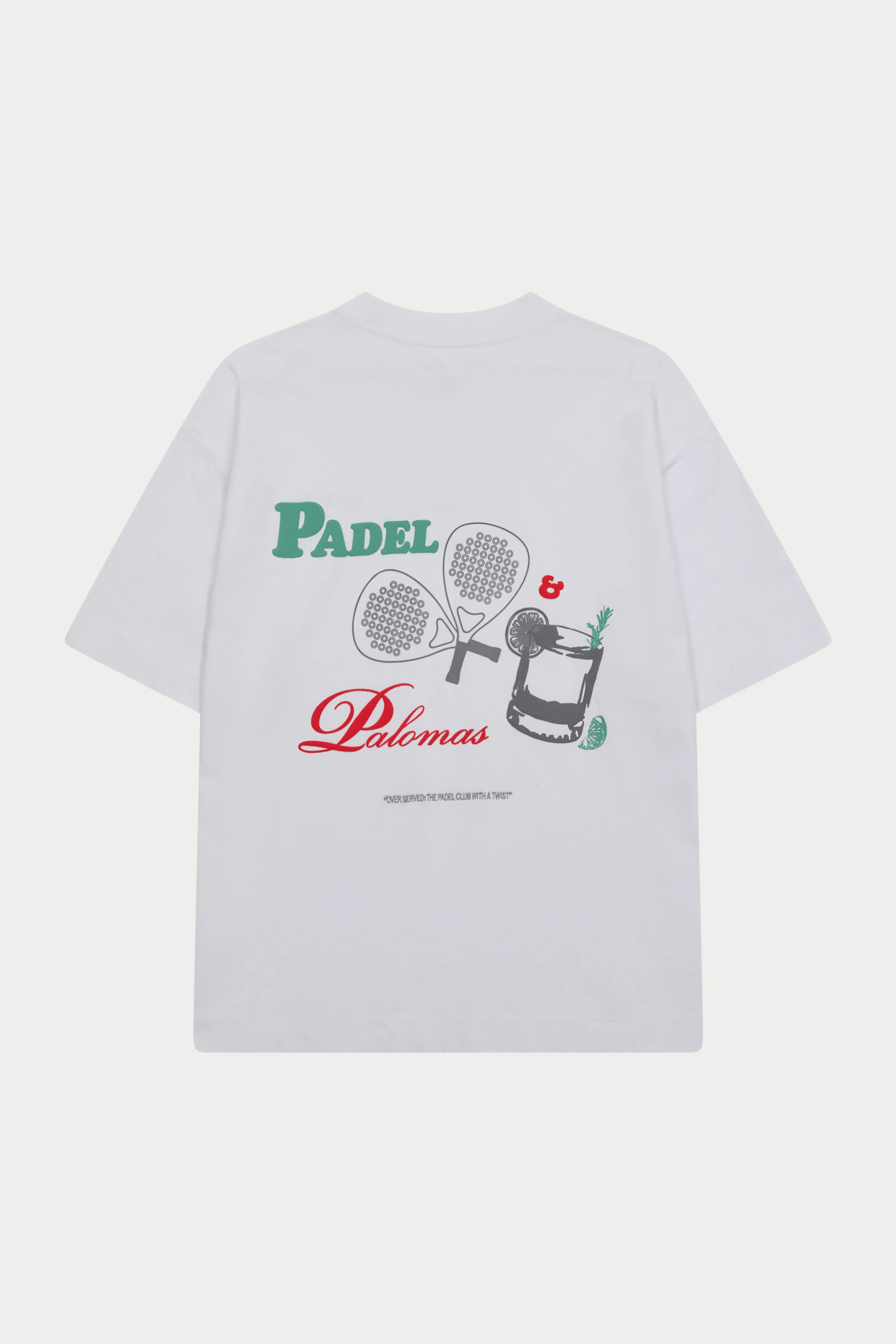 PADEL & PALOMAS T-SHIRT - WHITE