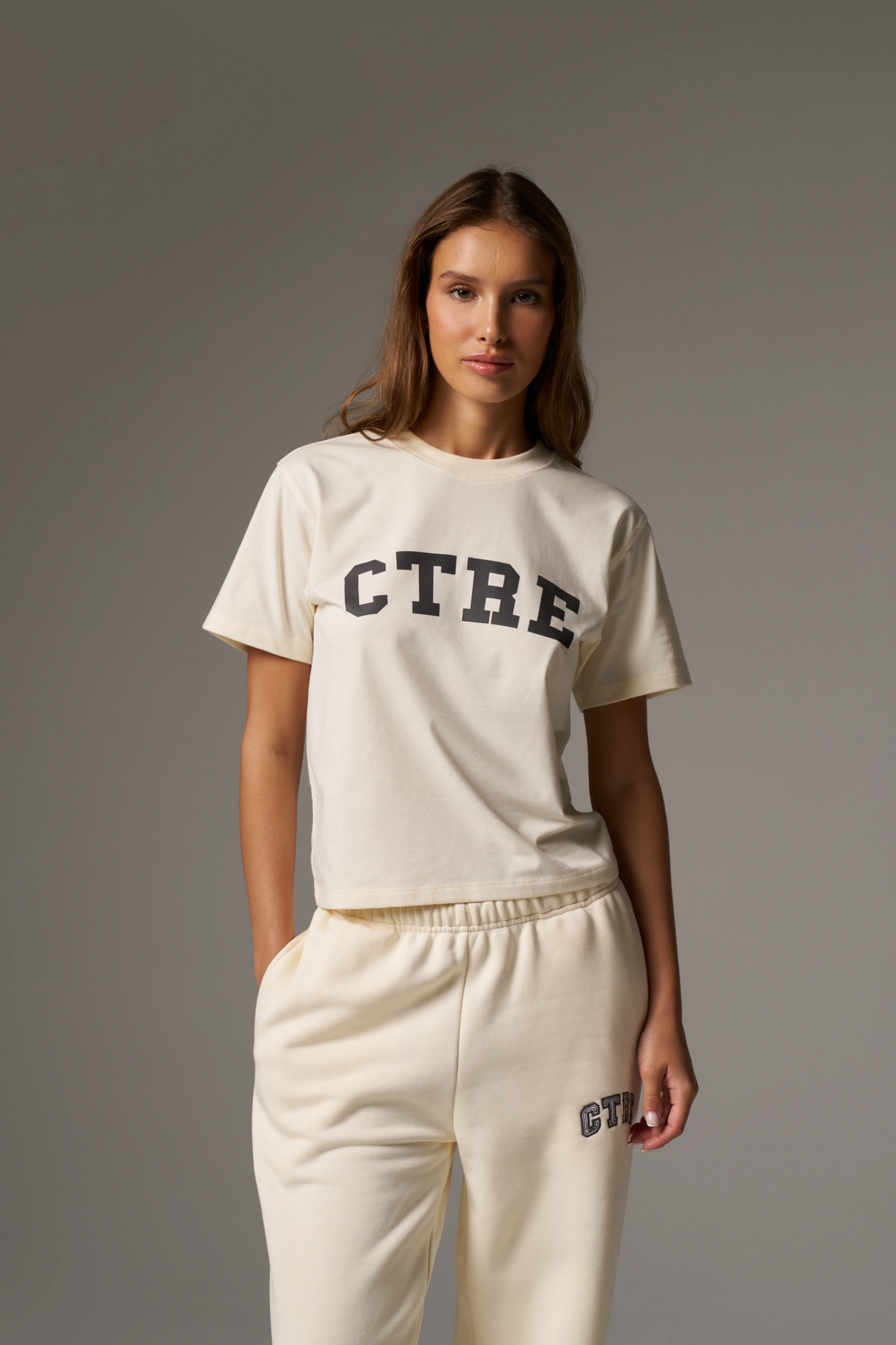 CTRE LIGHTWEIGHT BABY TEE - BUTTERMILK