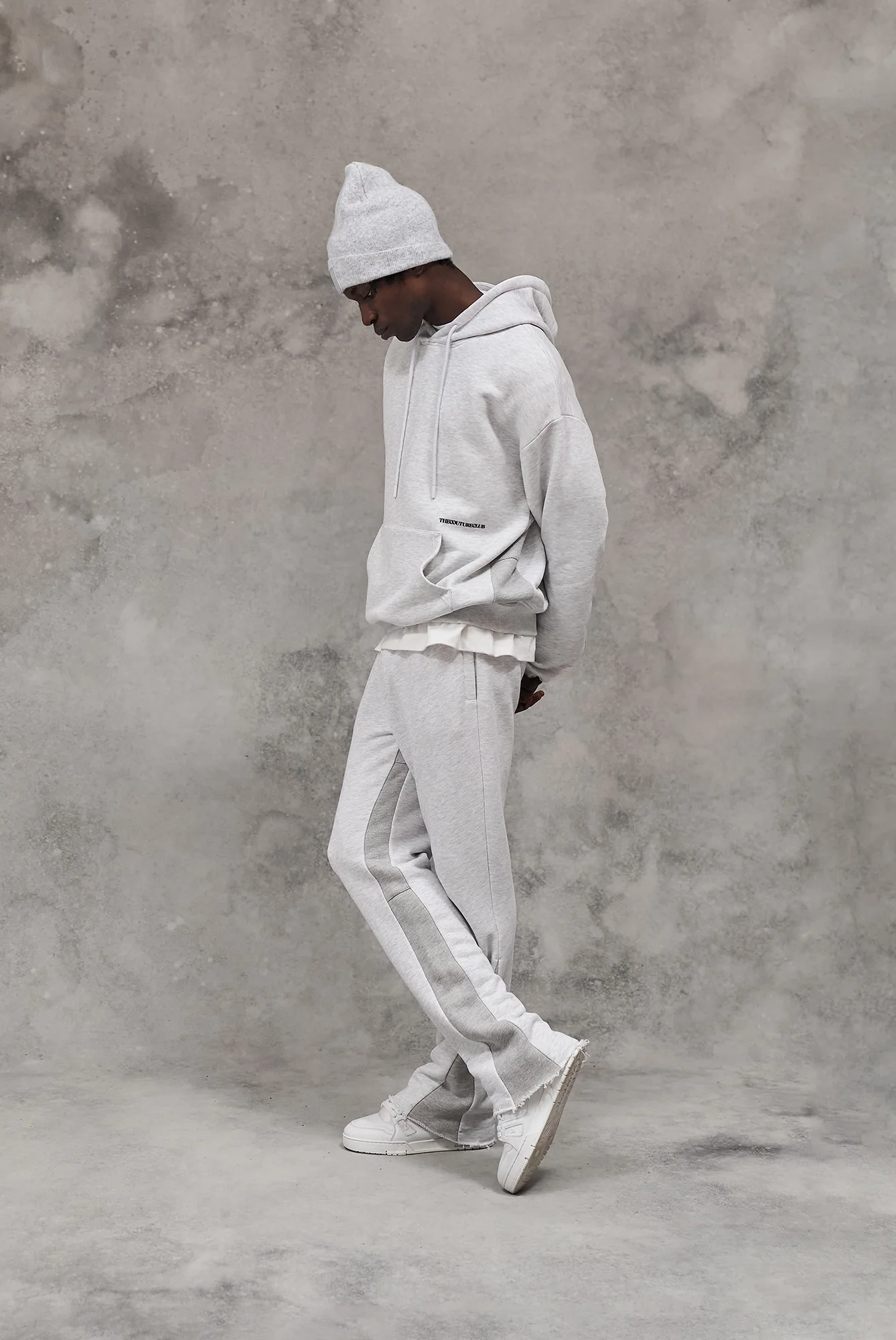 DESIGN DEPARTMENT PANEL JOGGERS - GREY MARL