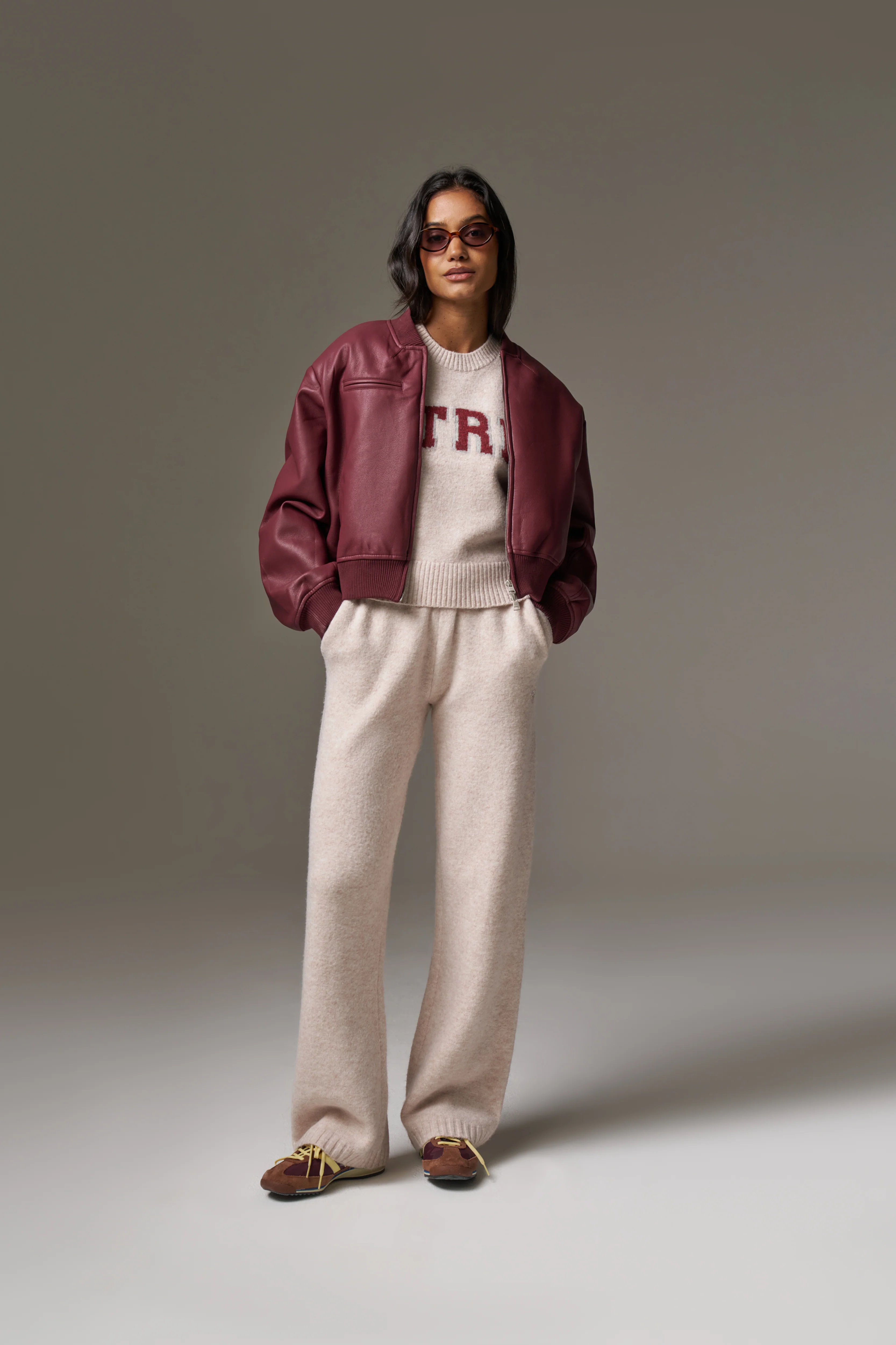 CTRE KNITTED VEST - PINK