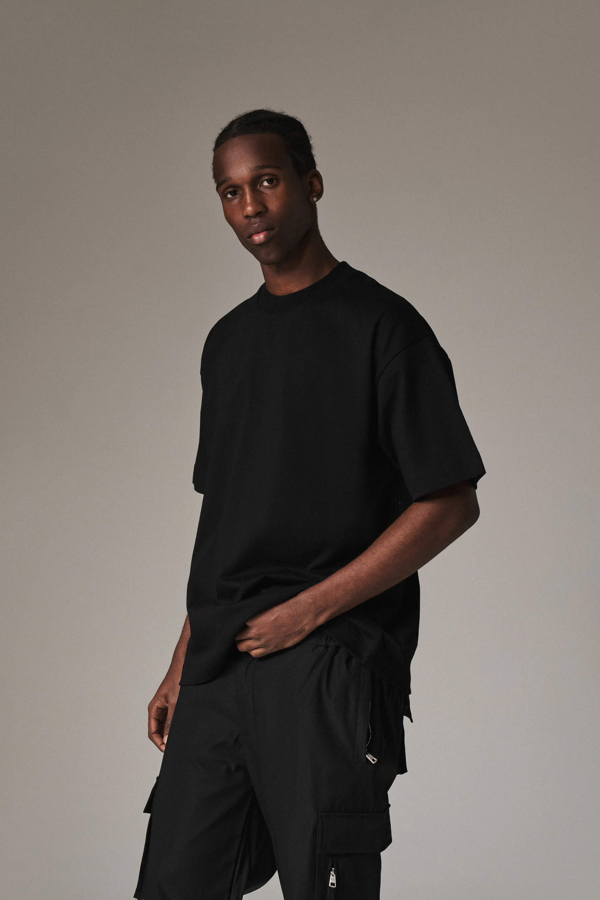 SUPER HEAVYWEIGHT BLANK T-SHIRT - BLACK