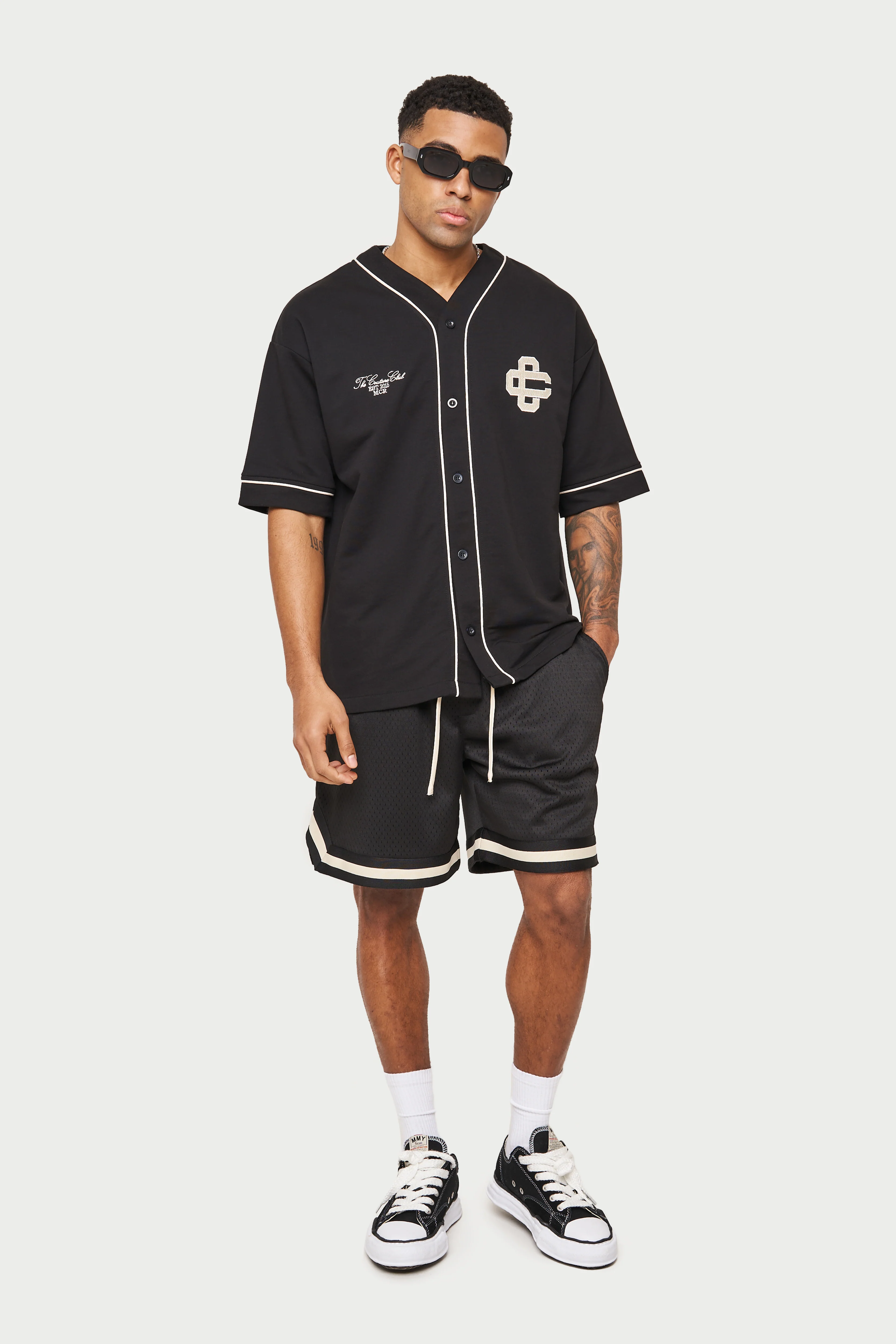 VARSITY MESH SHORT - BLACK