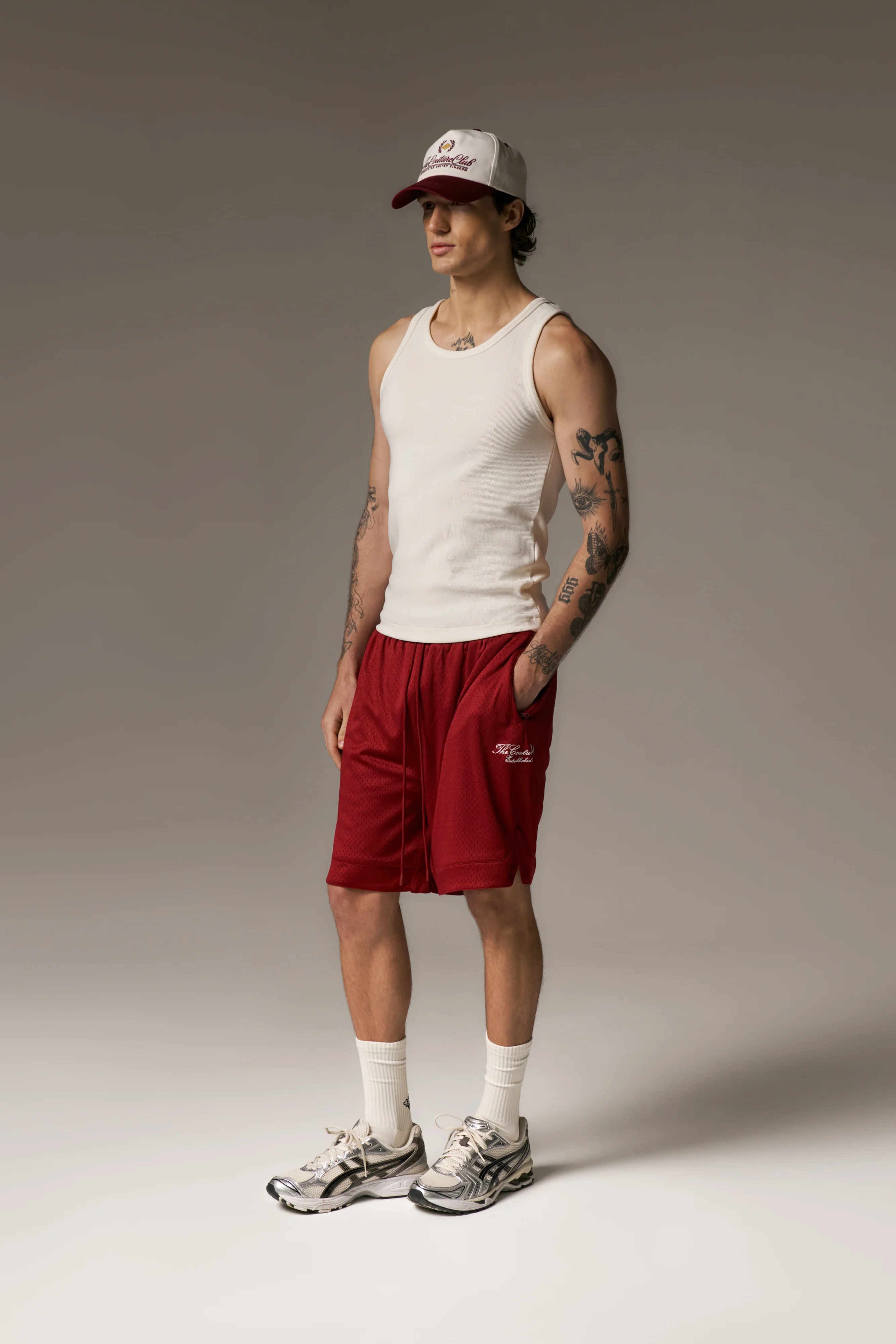 RIBBED VEST - OFF WHITE