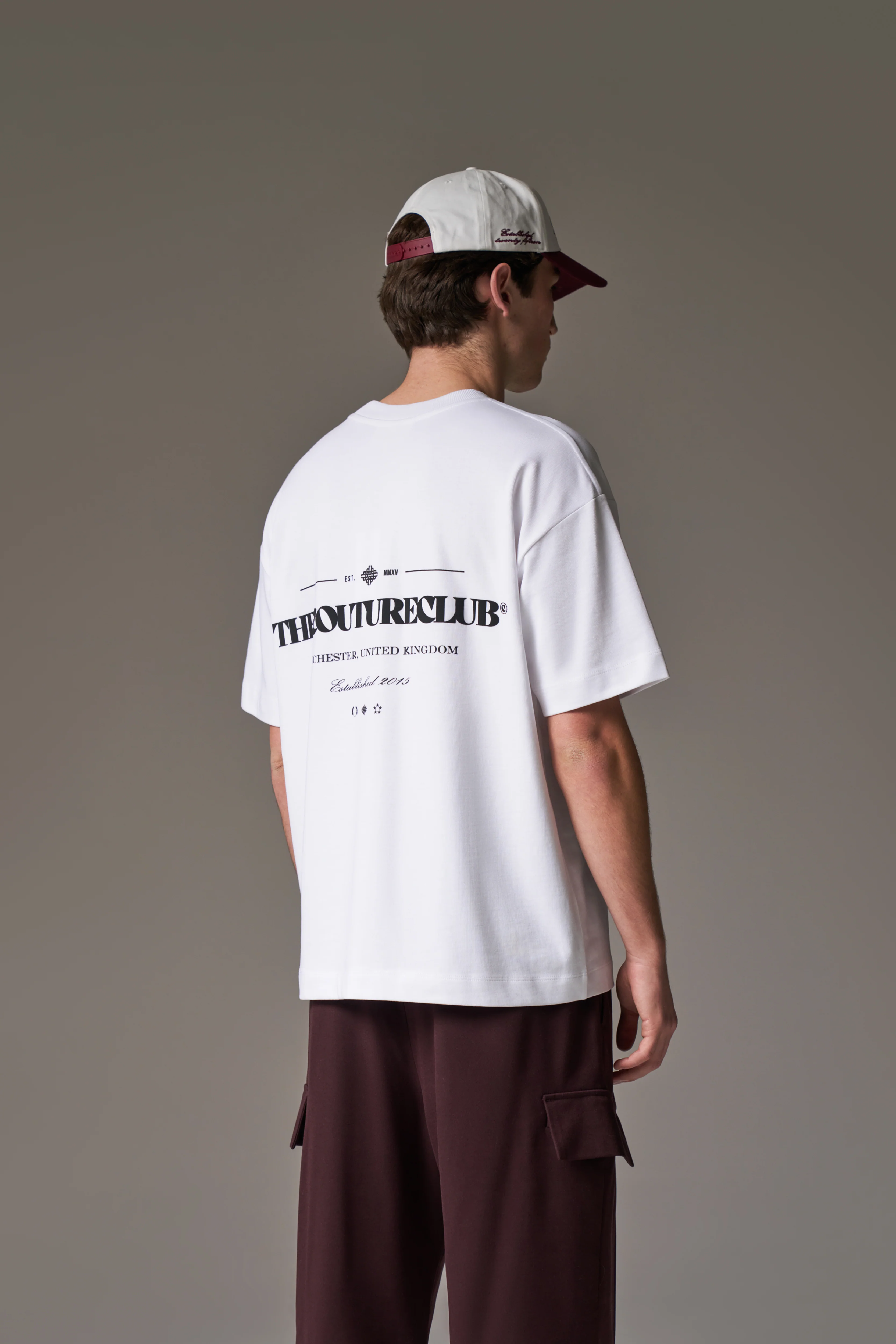 COPYRIGHT MULTI  GRAPHIC T-SHIRT - WHITE