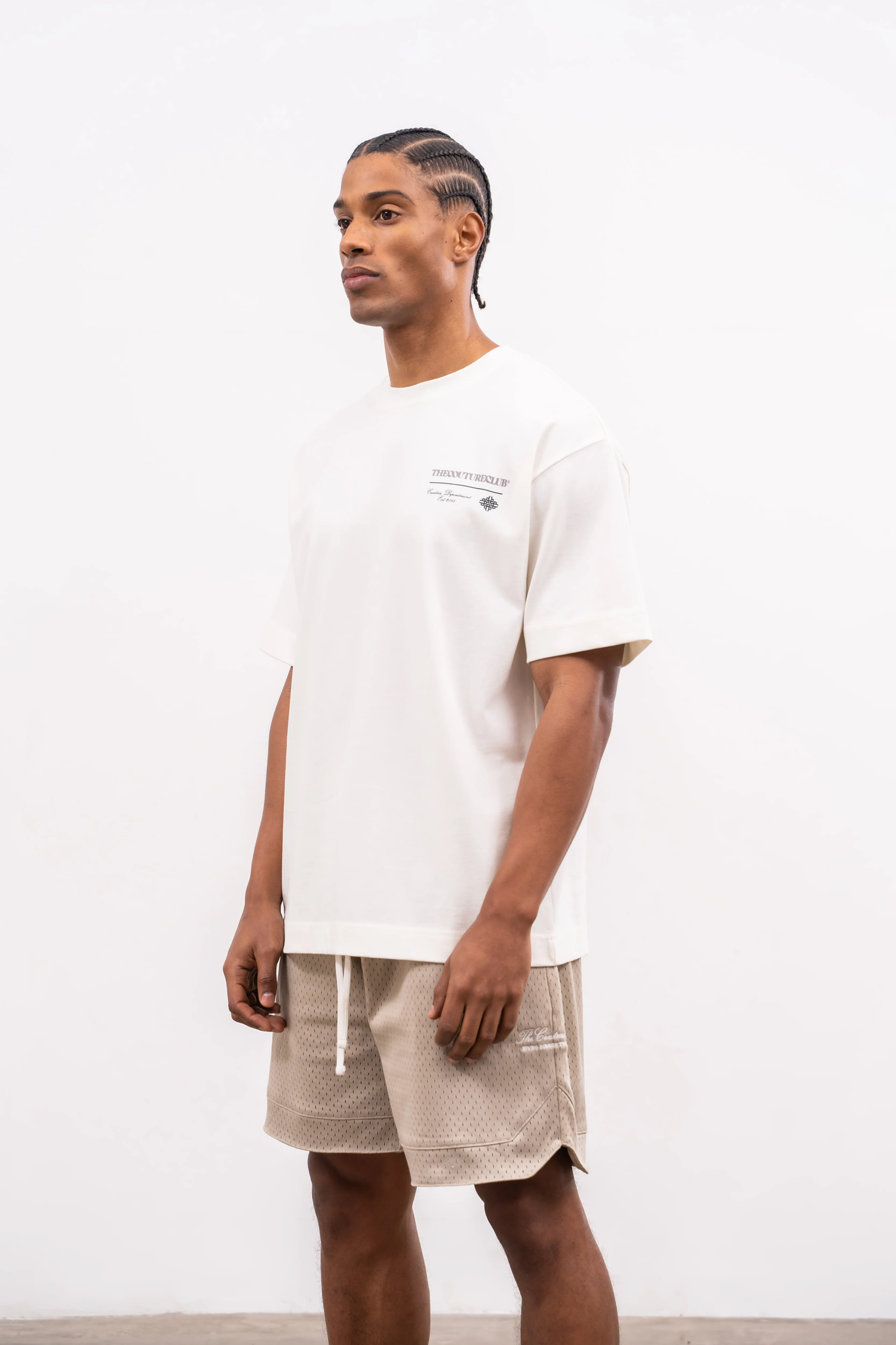 SCRIPT MULTI GRAPHIC T-SHIRT - OFF WHITE