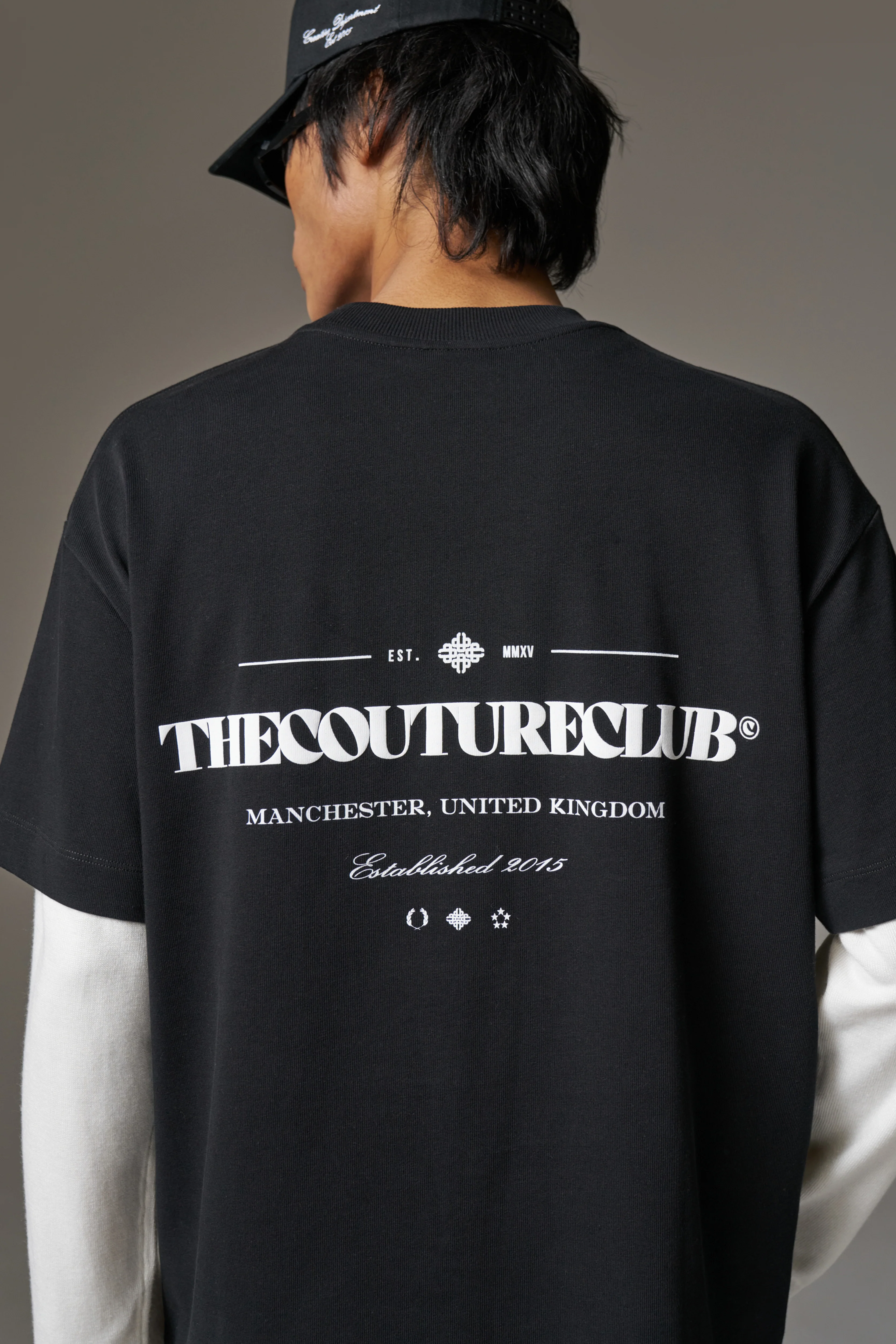 COPYRIGHT MULTI GRAPHIC T-SHIRT - BLACK