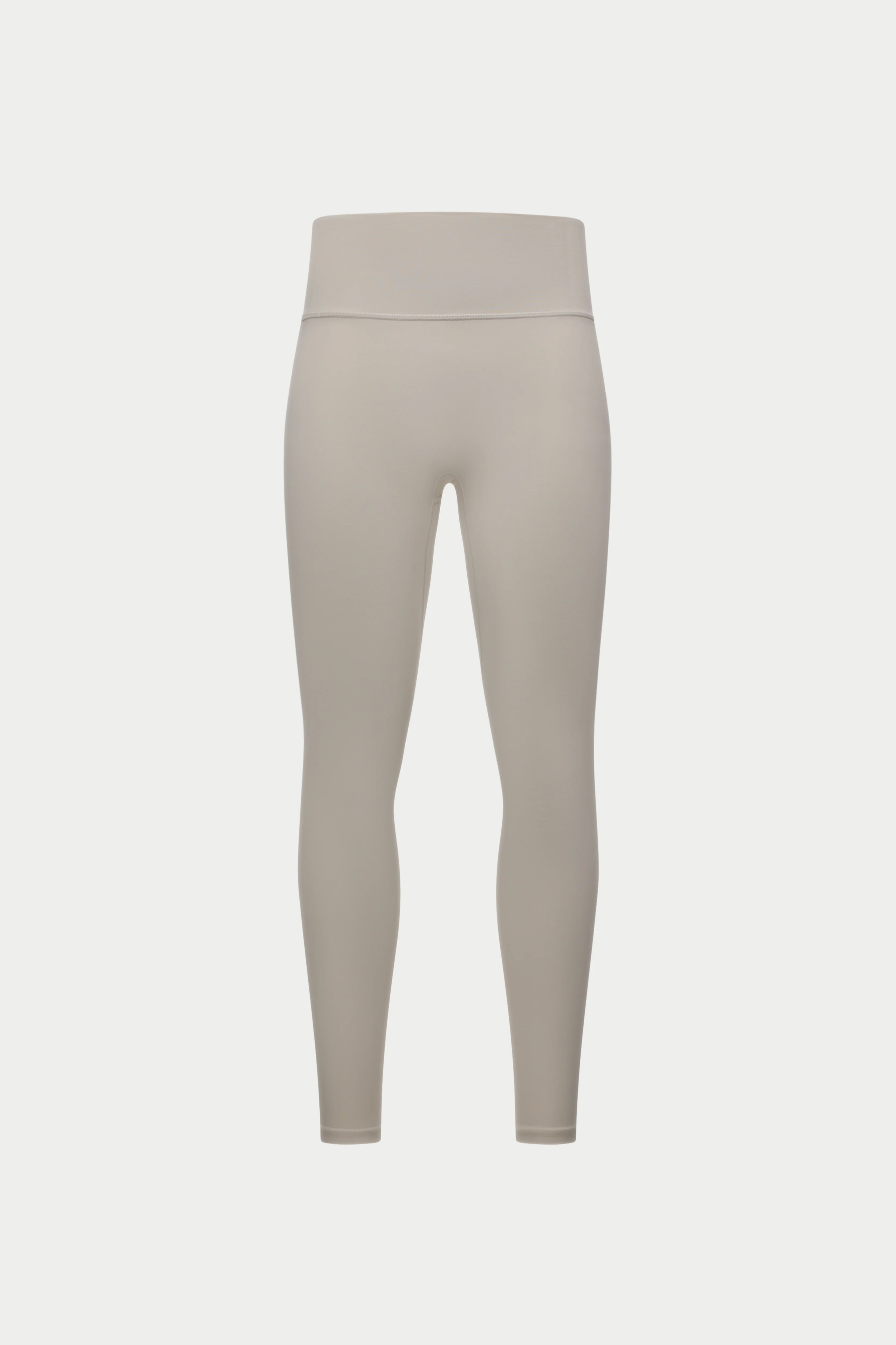 SCULPTING STRETCH EMBLEM LEGGINGS - BONE