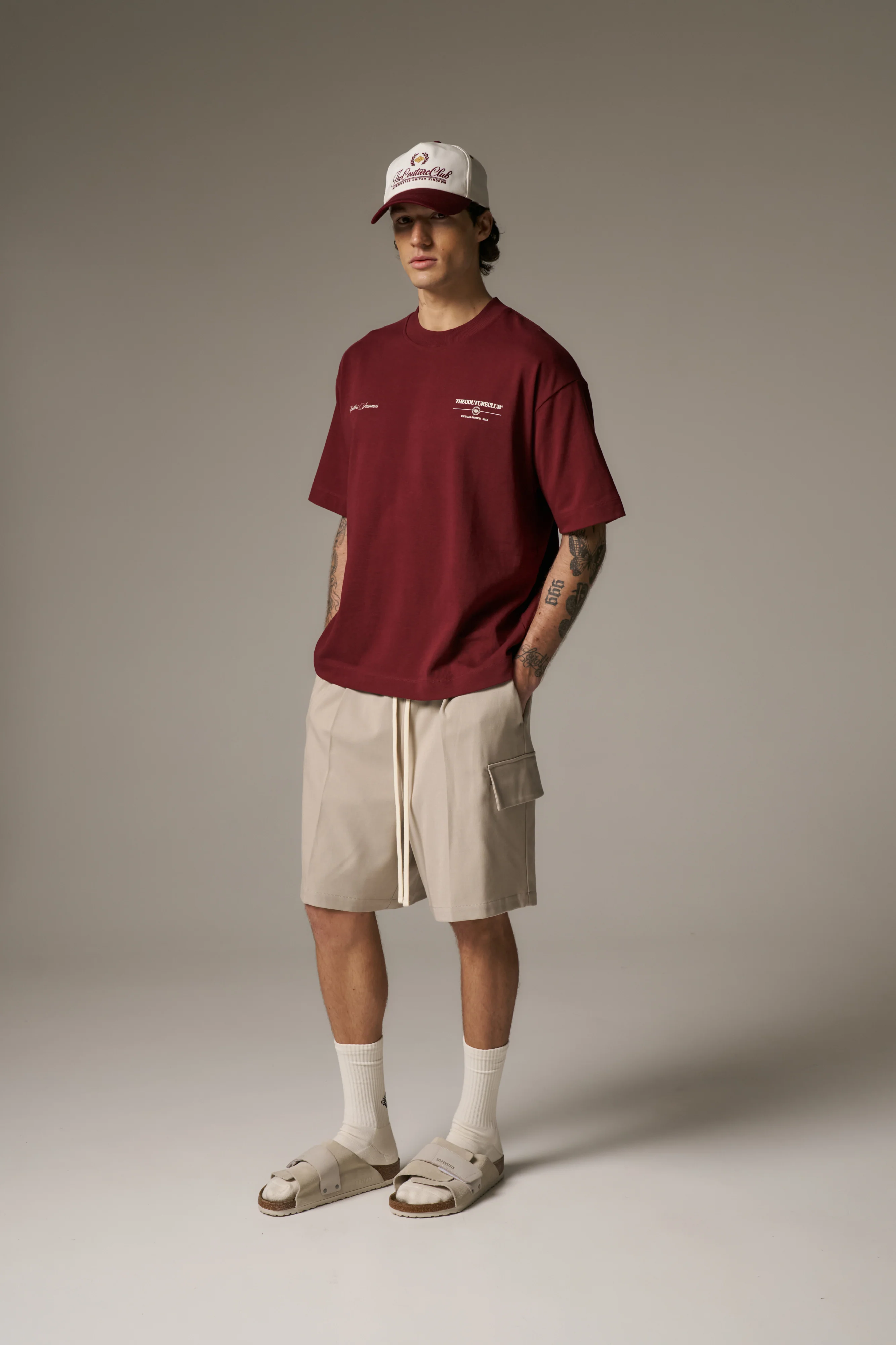 ENDLESS SUMMER GRAPHIC T-SHIRT - BURGUNDY