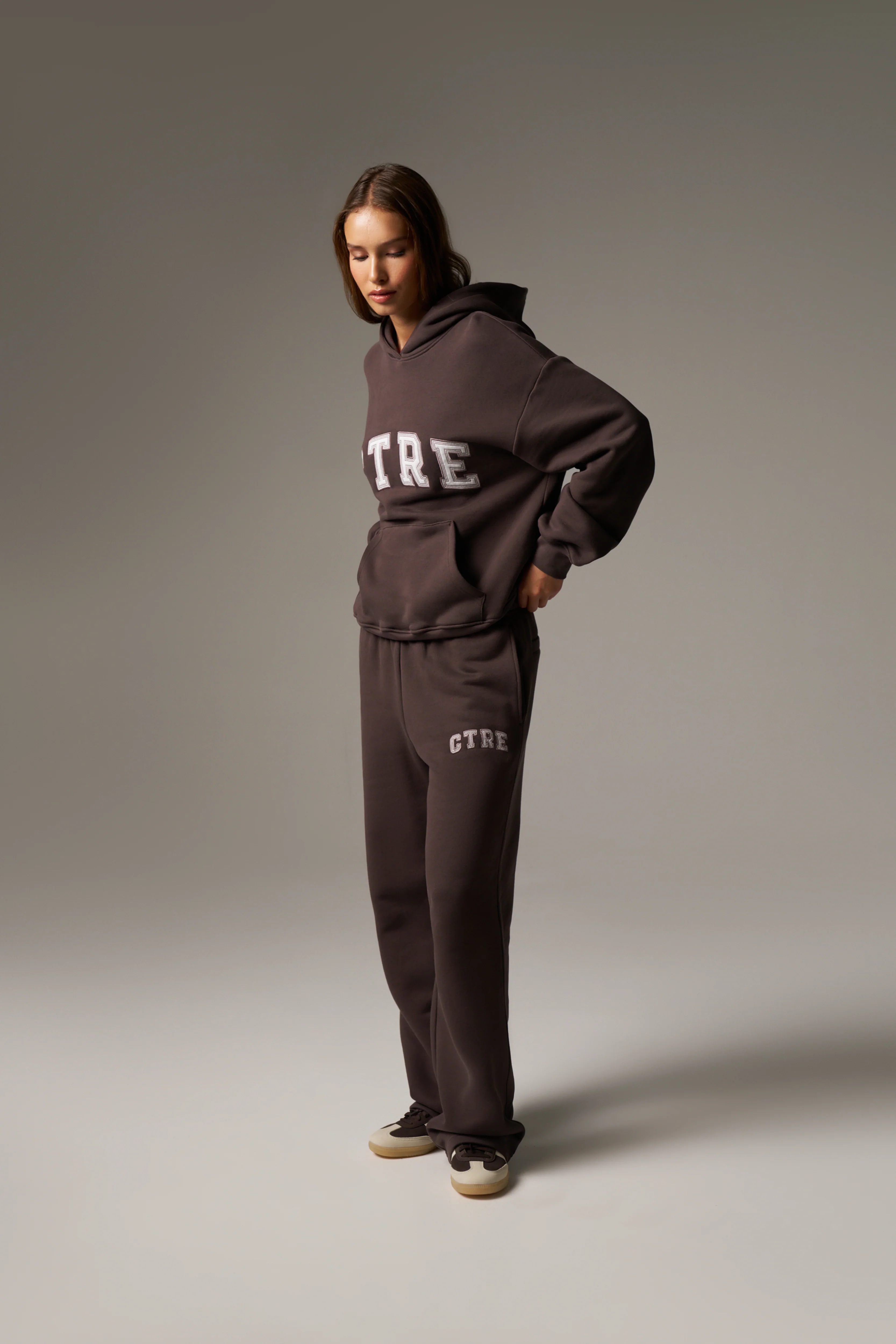 CTRE STRAIGHT LEG JOGGERS - BROWN