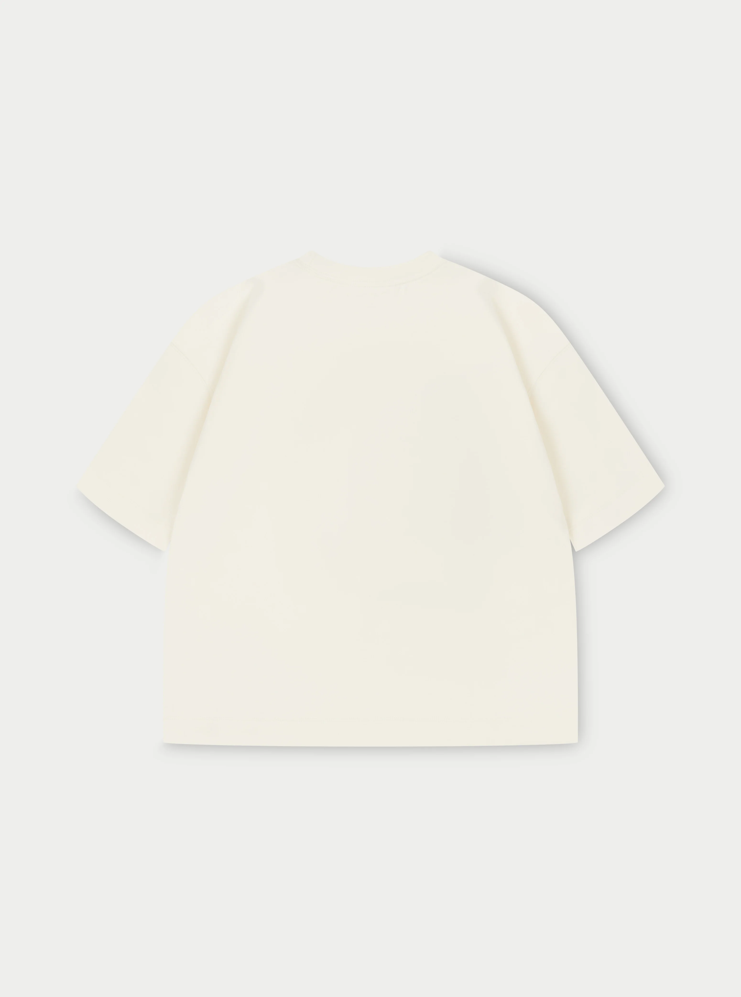 EMBLEM REGULAR FIT T-SHIRT - OFF WHITE