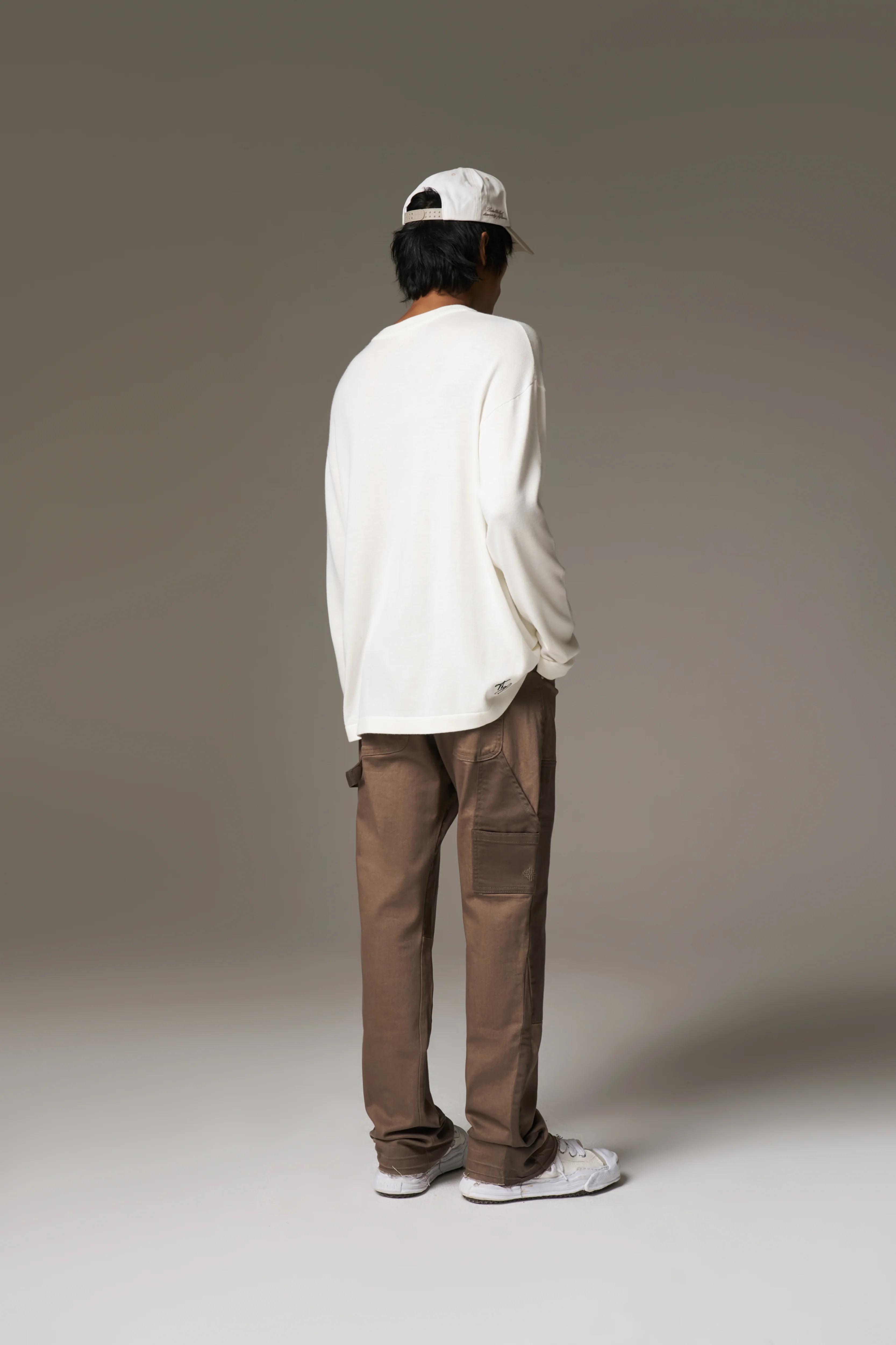 CANVAS CARPENTER TROUSER - BROWN