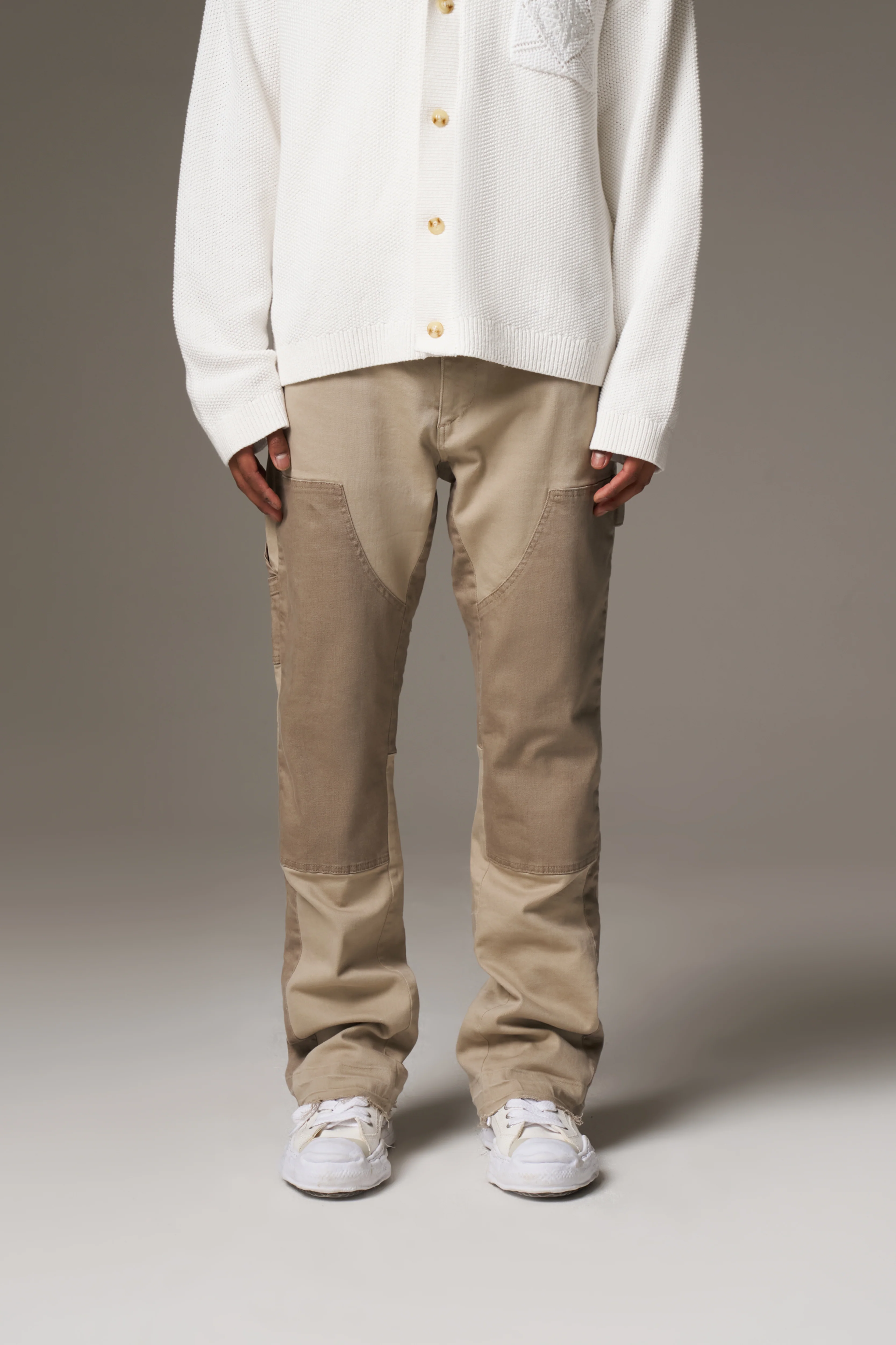 CANVAS CARPENTER TROUSER - BEIGE