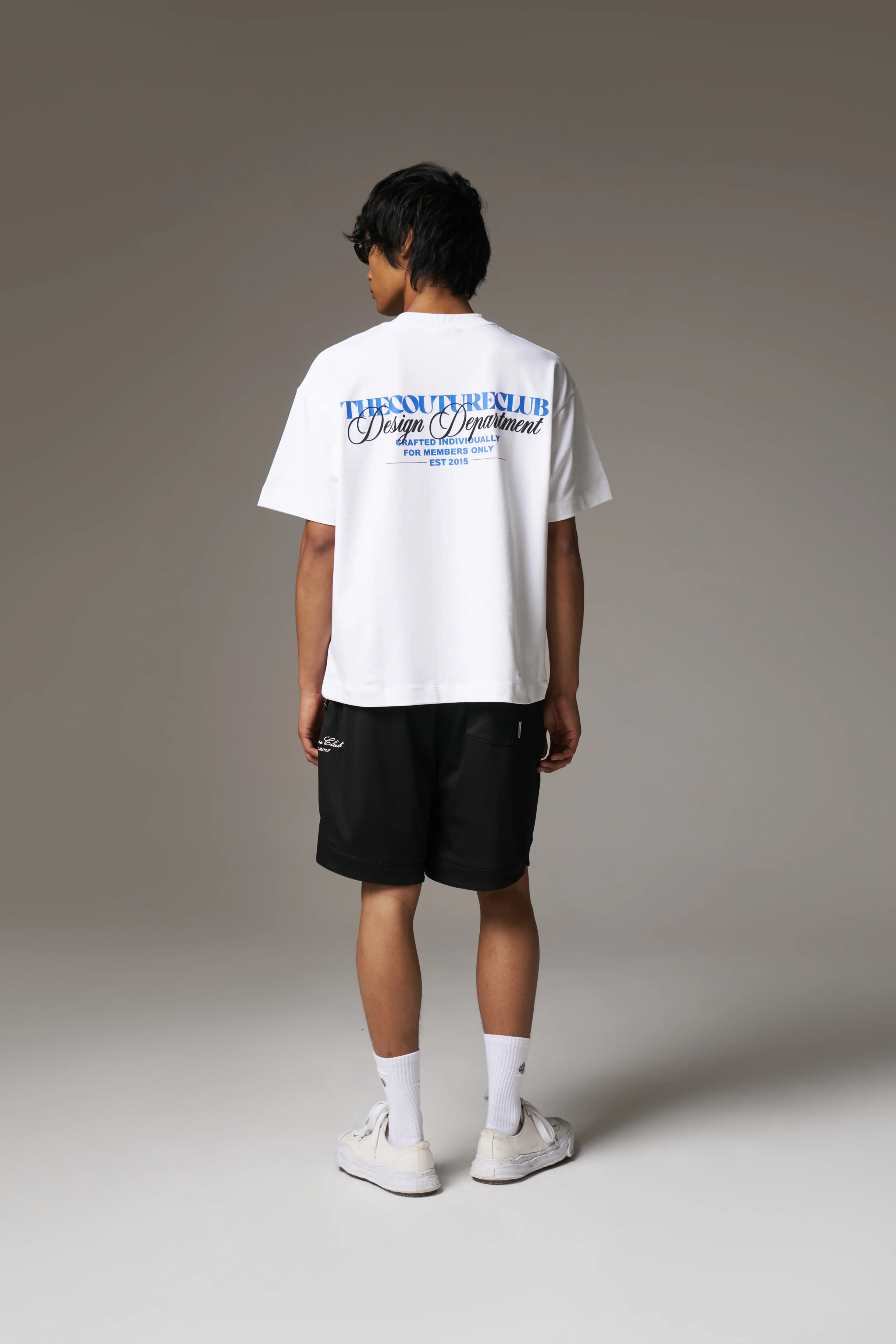 DESIGN DEPARTMENT GRAPHIC T-SHIRT - BLUE