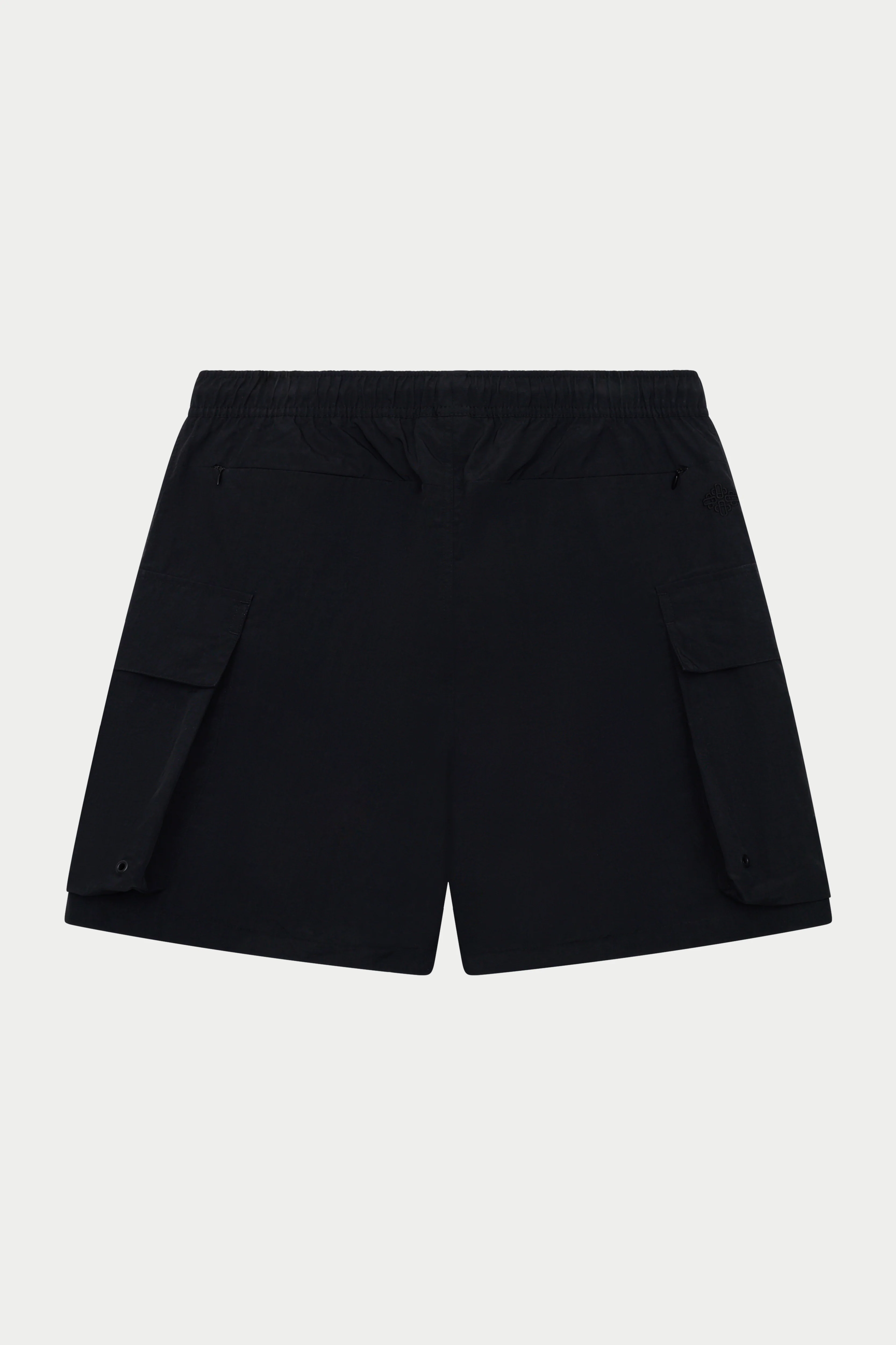 CARGO POCKET SWIM SHORTS - BLACK