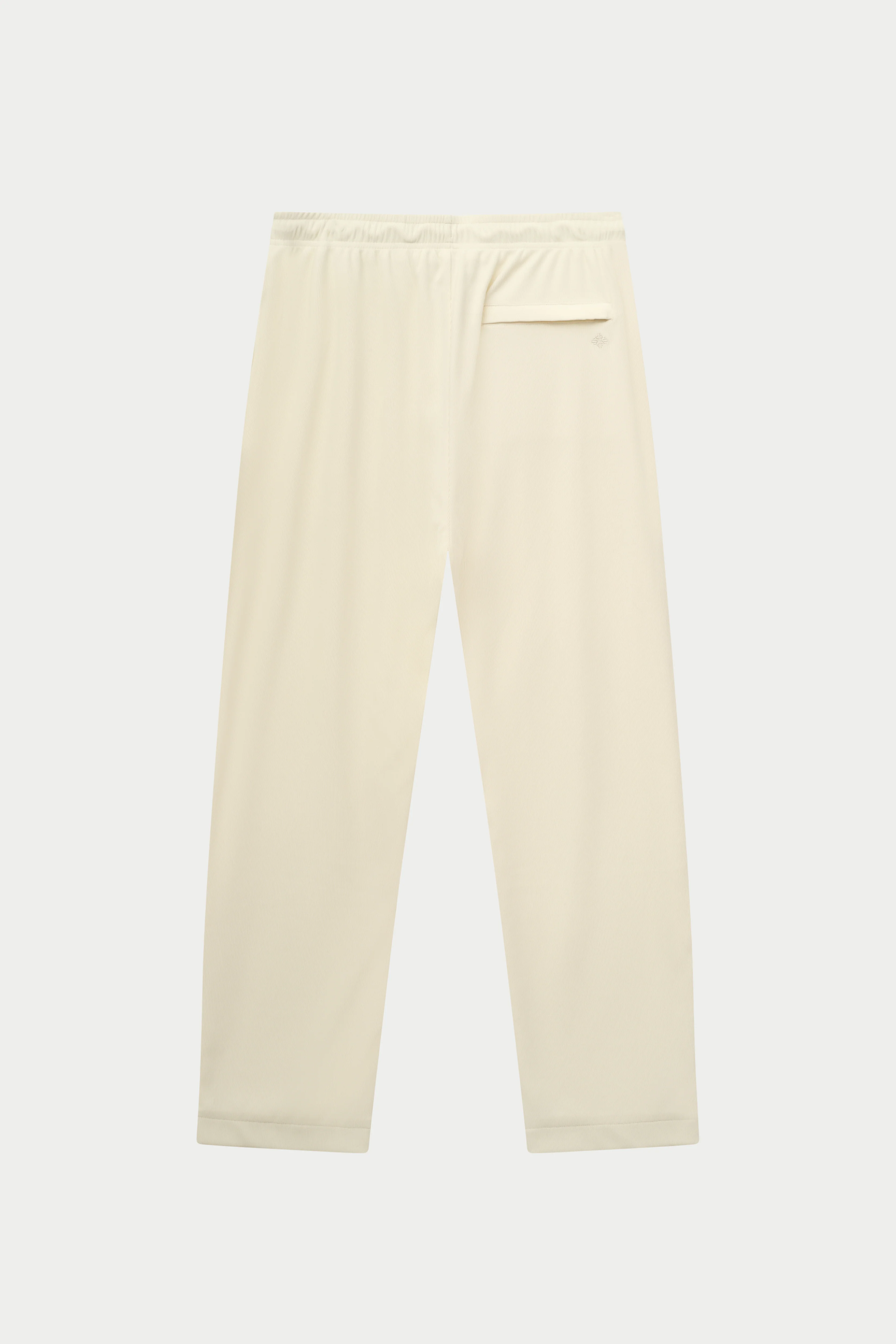 RIBBED TROUSERS - OFF WHITE