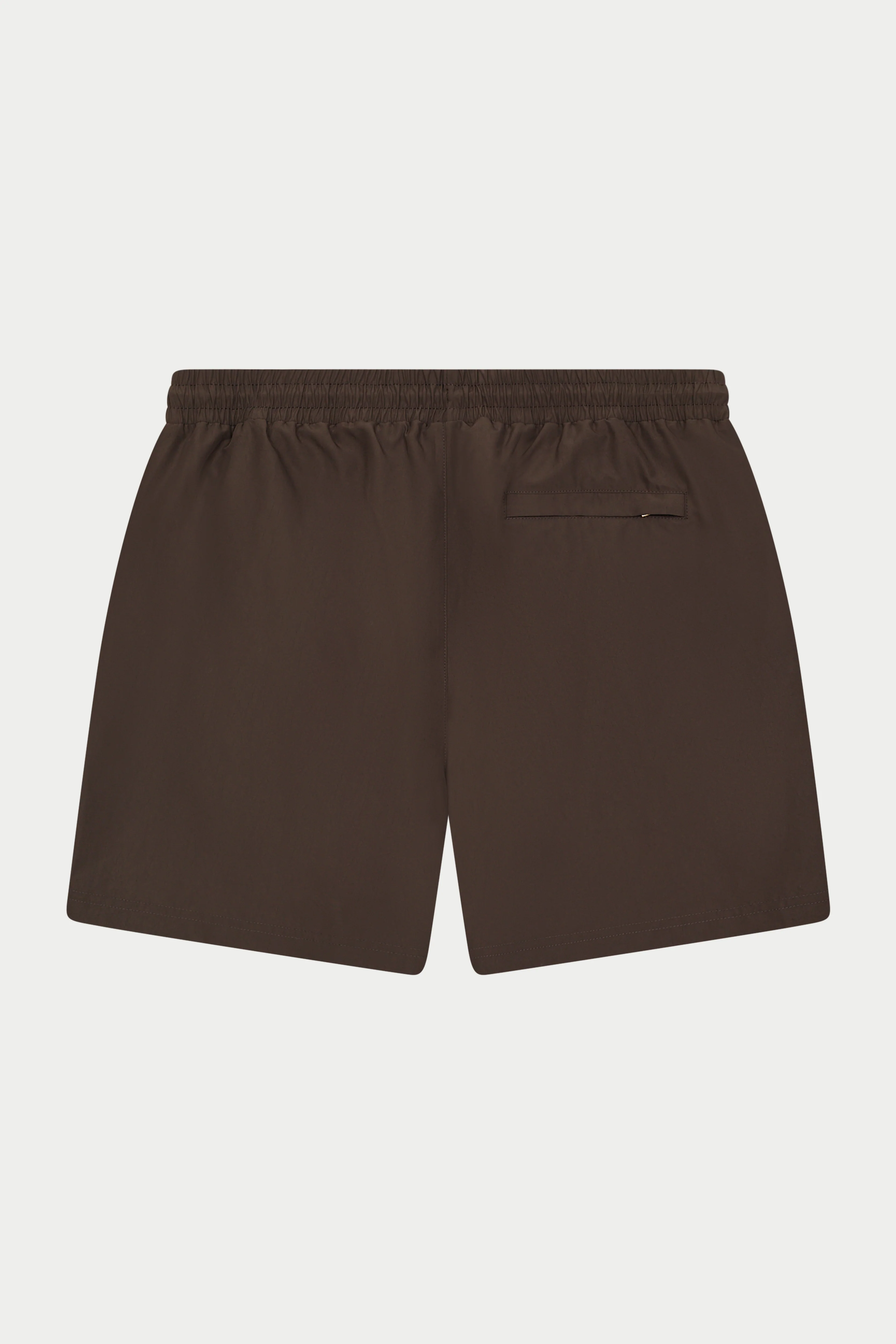 WATER REACTIVE EMBLEM SWIM SHORT - BROWN