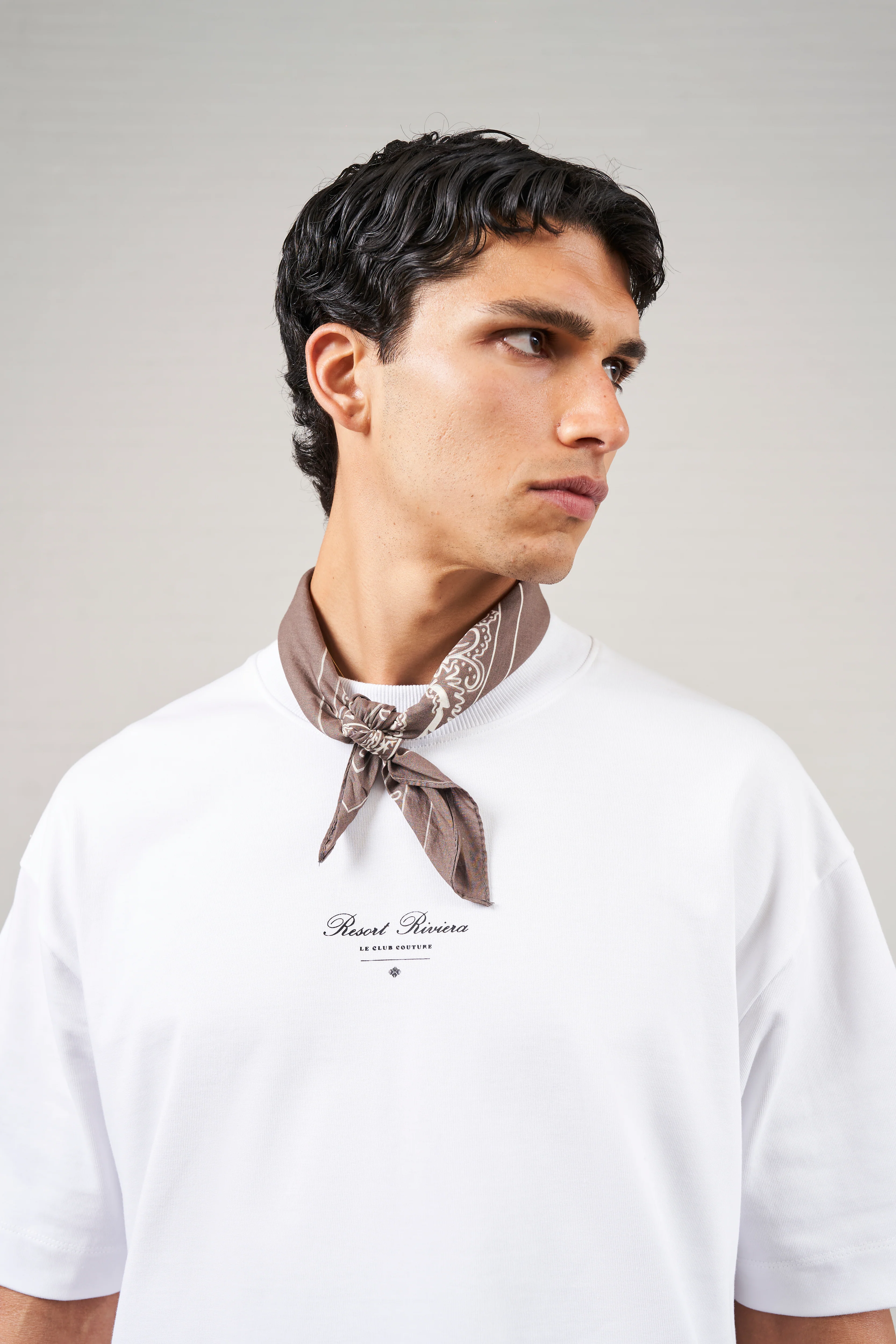 COPYRIGHT PAISLEY BANDANA - BROWN