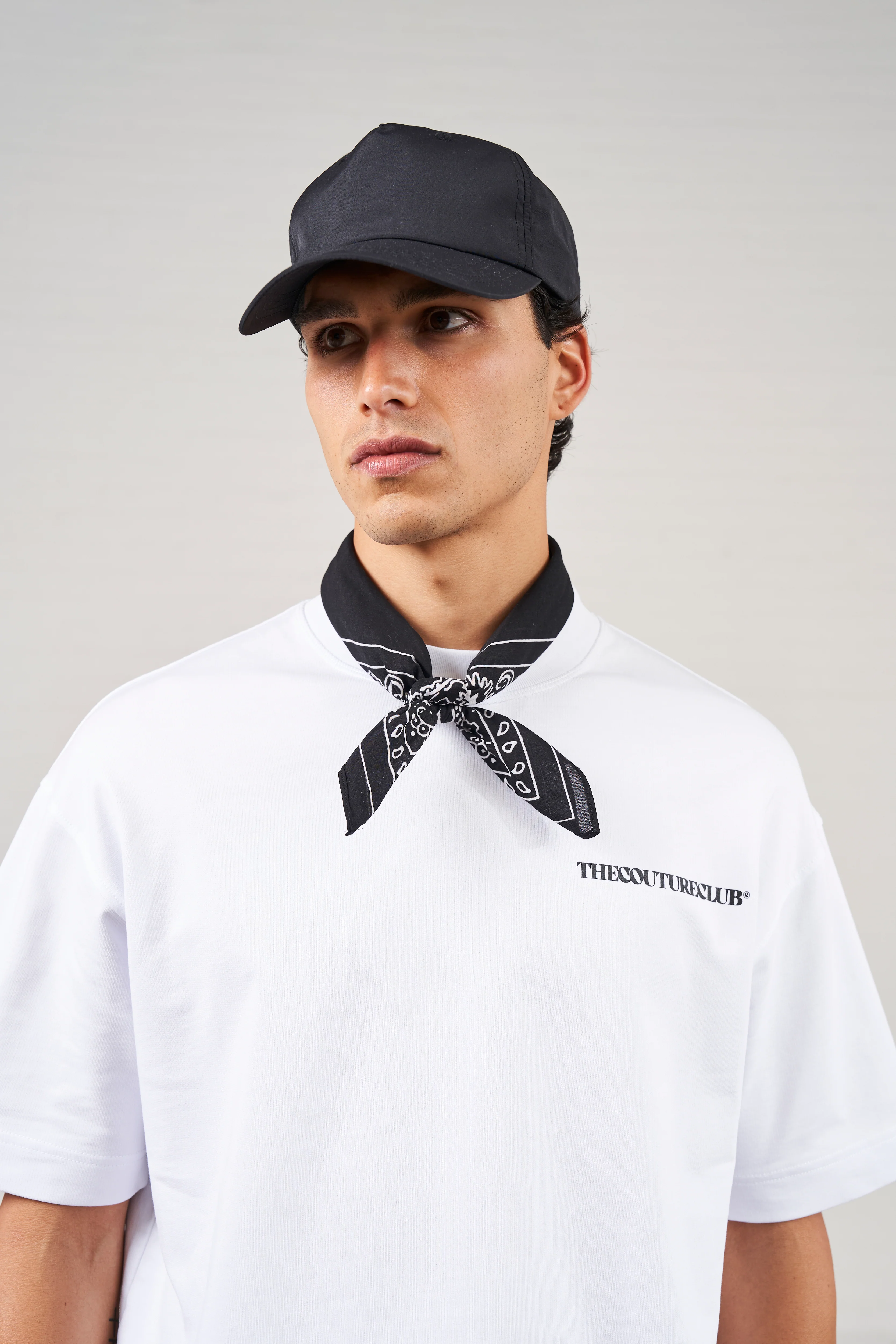 COPYRIGHT PAISLEY BANDANA - BLACK