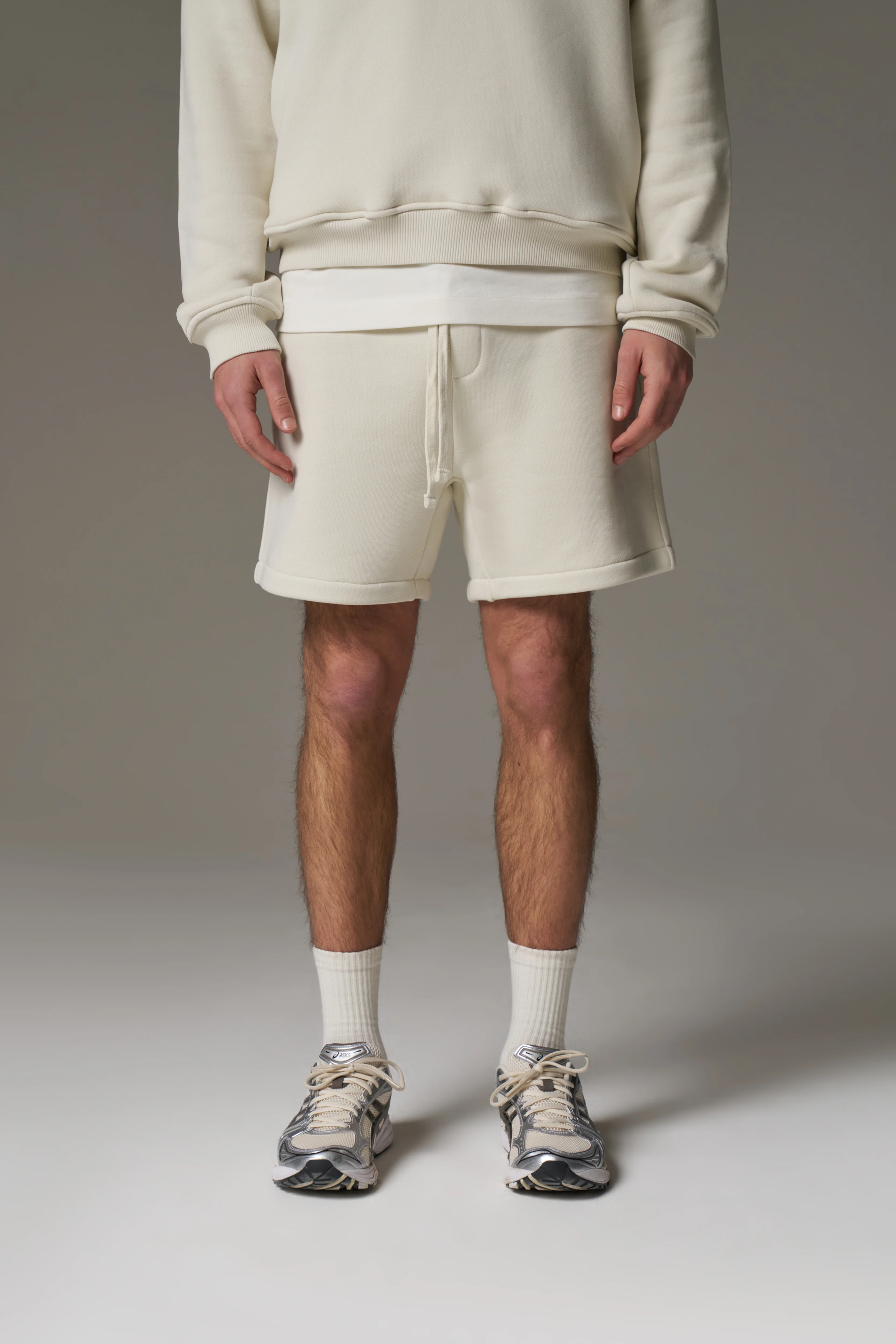 LAUNDERED CLASSICS SHORTS - ECRU