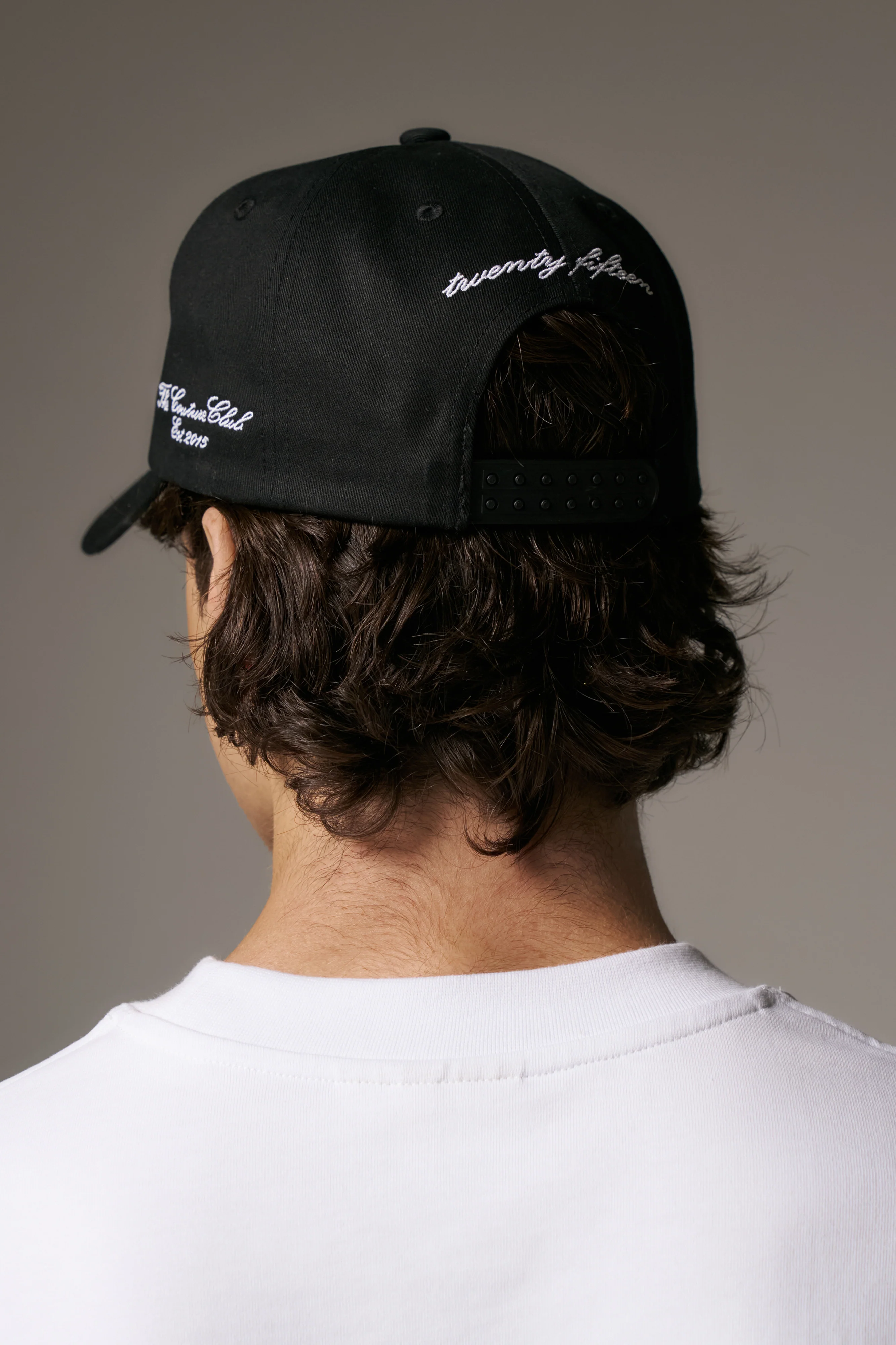 MONOGRAM EMBLEM CAP - BLACK